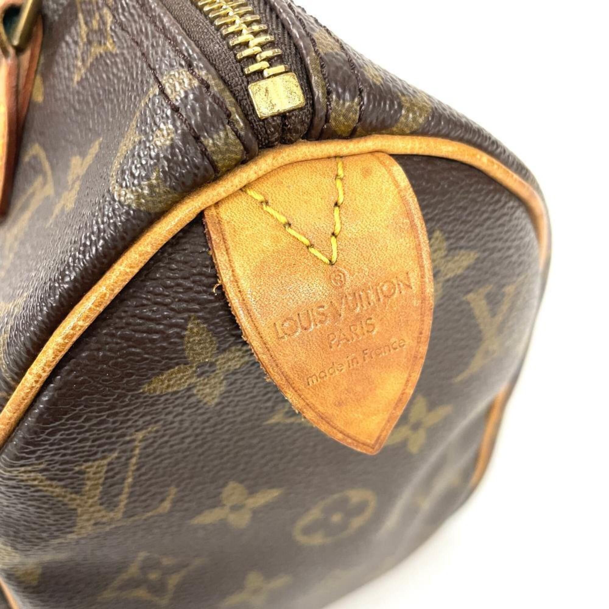Louis Vuitton Louis Vuitton Speedy 25 Handbag, Monogram Canvas, M41528, Brown (Older Model) Size ONE SIZE - 4 Thumbnail
