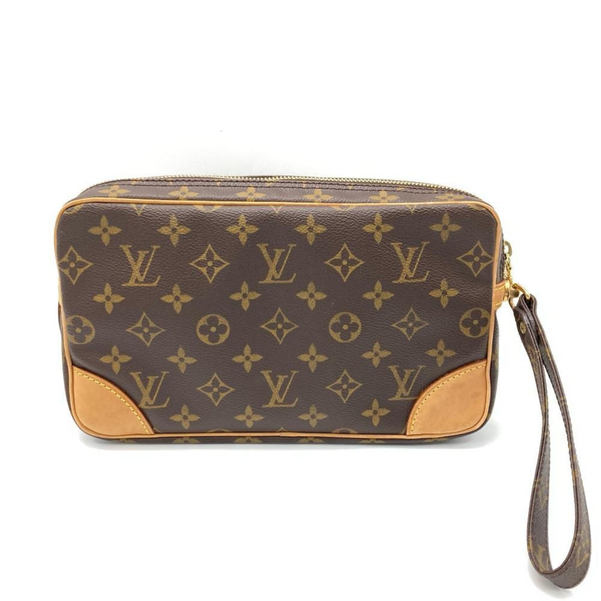 Louis Vuitton Louis Vuitton Marly Dragonne Handbag, Monogram Canvas and Natural Leather, M51825 Brown, SL0041 (Second Bag) Size ONE SIZE - 2 Thumbnail