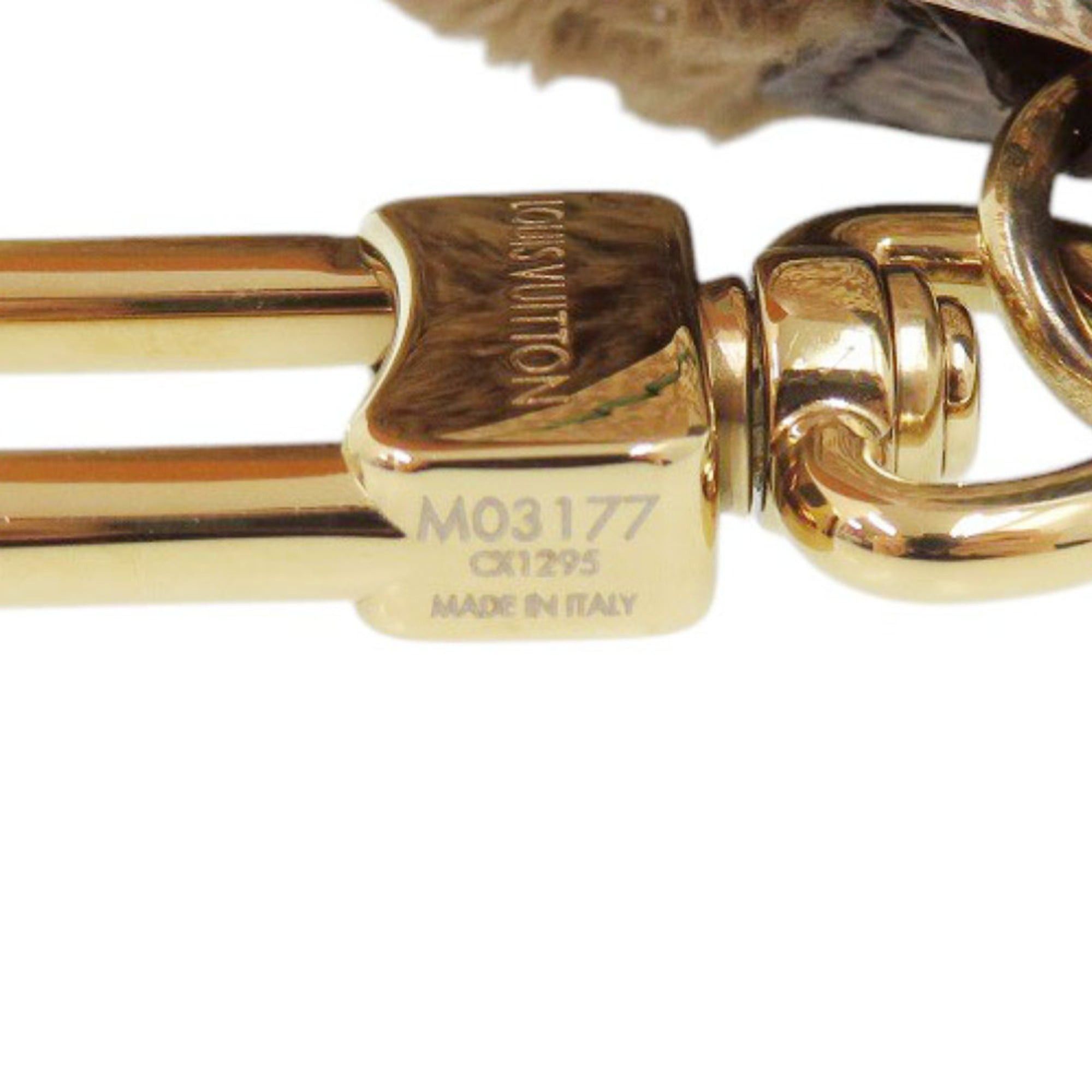 Louis Vuitton Louis Vuitton Bear Baseball M03177 Faux Fur Brown Keychain Accessory Bag Charm LV 0469 LOUIS VUITTON Size ONE SIZE - 8 Thumbnail
