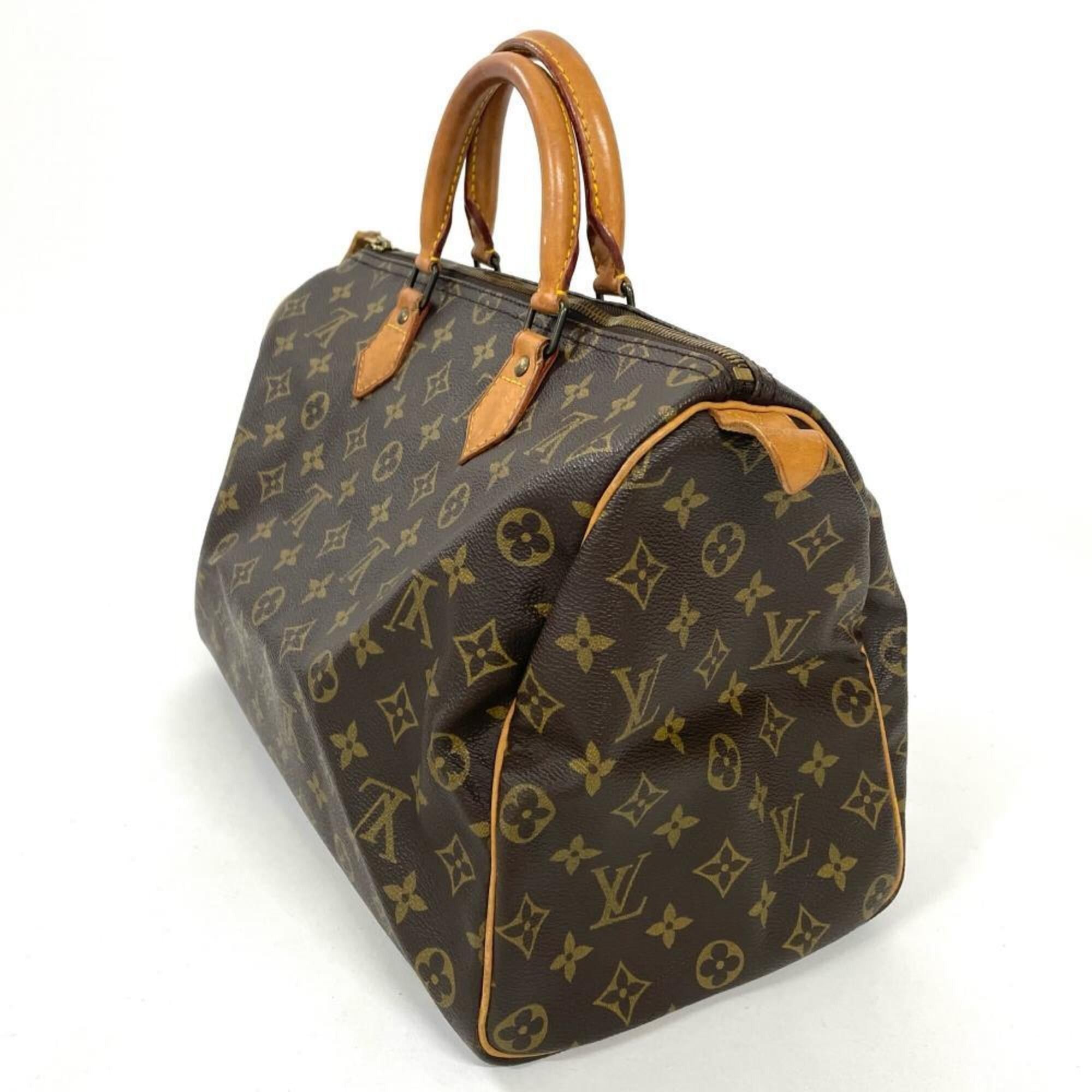 Louis Vuitton Louis Vuitton Speedy 35 Handbag, Monogram Canvas, M41524, Brown (Older Model) Size ONE SIZE - 2 Thumbnail
