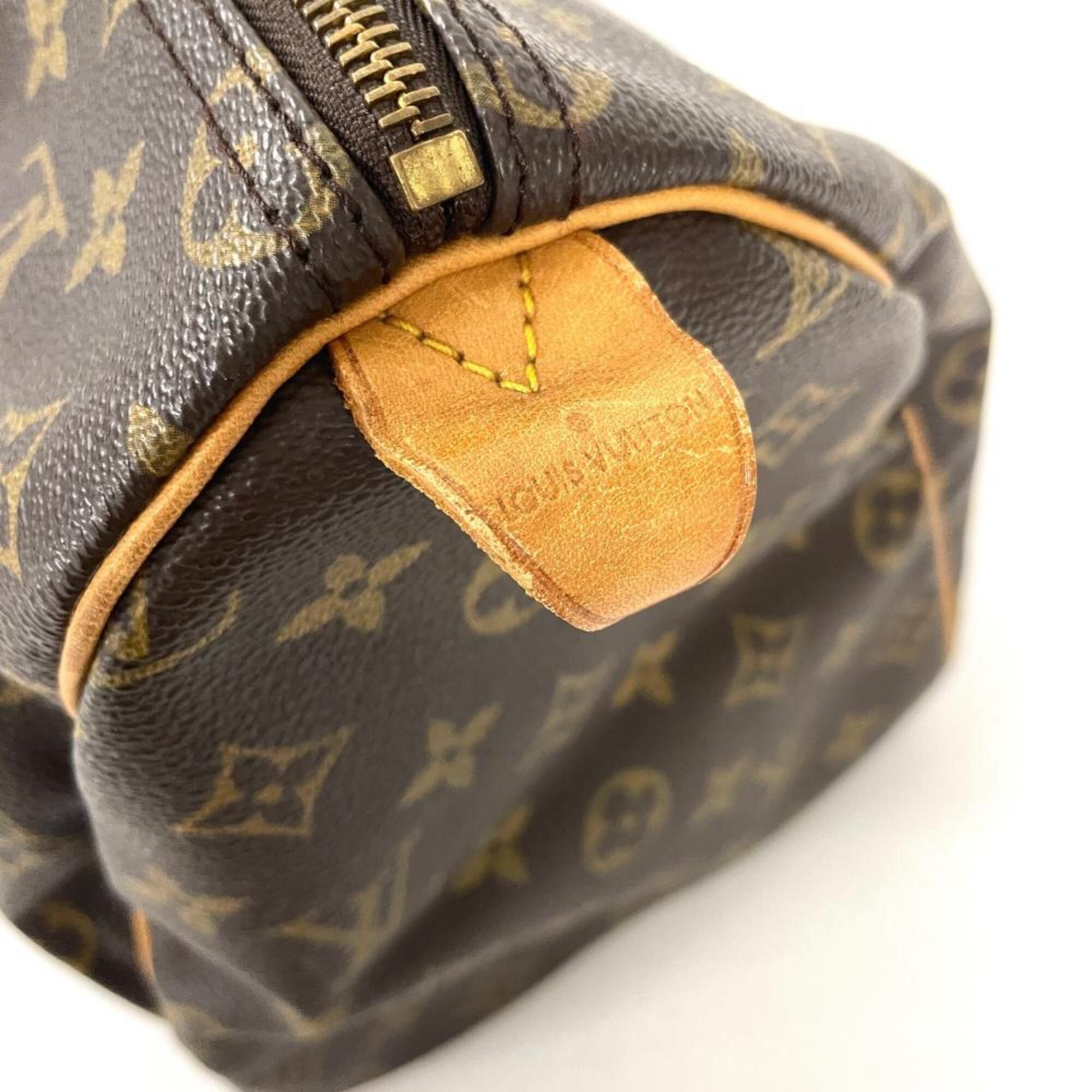 Louis Vuitton Louis Vuitton Speedy 35 Handbag, Monogram Canvas, M41524, Brown (Older Model) Size ONE SIZE - 4 Thumbnail