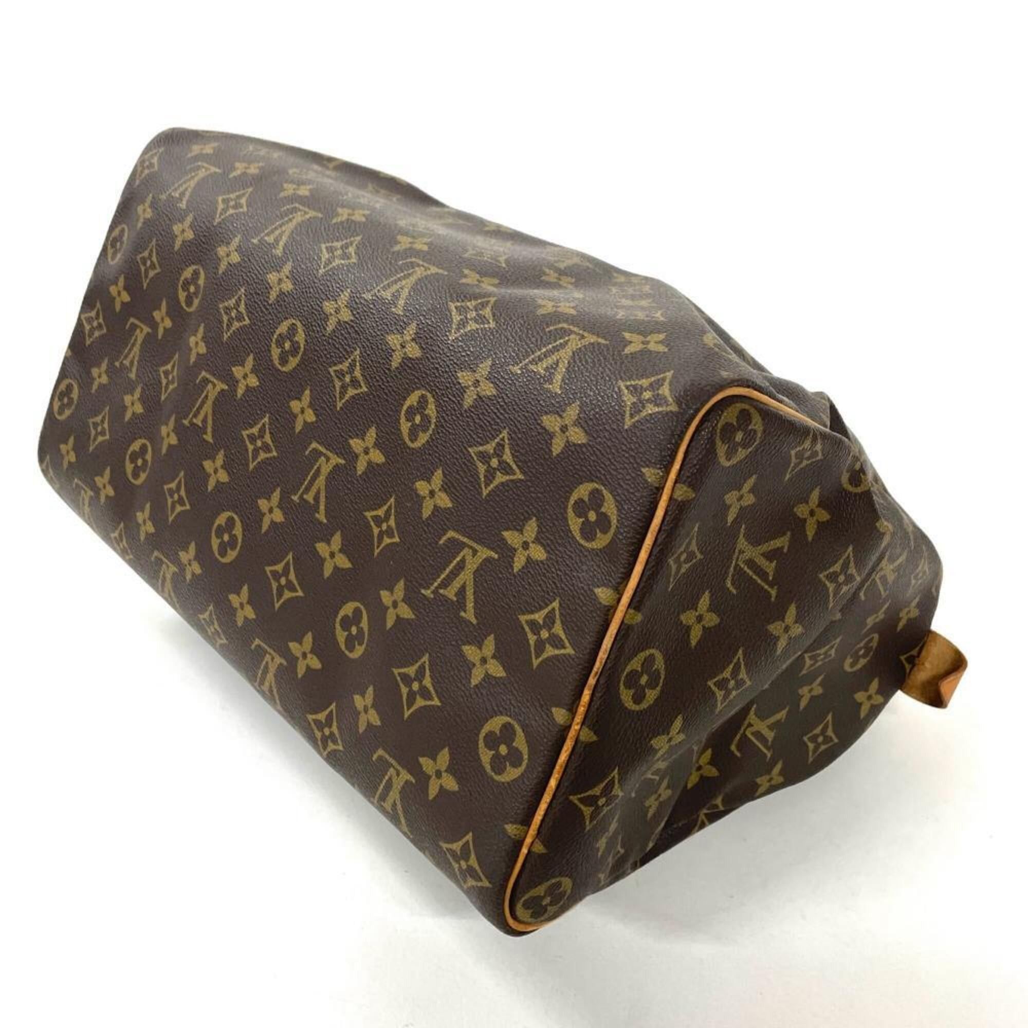 Louis Vuitton Louis Vuitton Speedy 35 Handbag, Monogram Canvas, M41524, Brown (Older Model) Size ONE SIZE - 3 Thumbnail