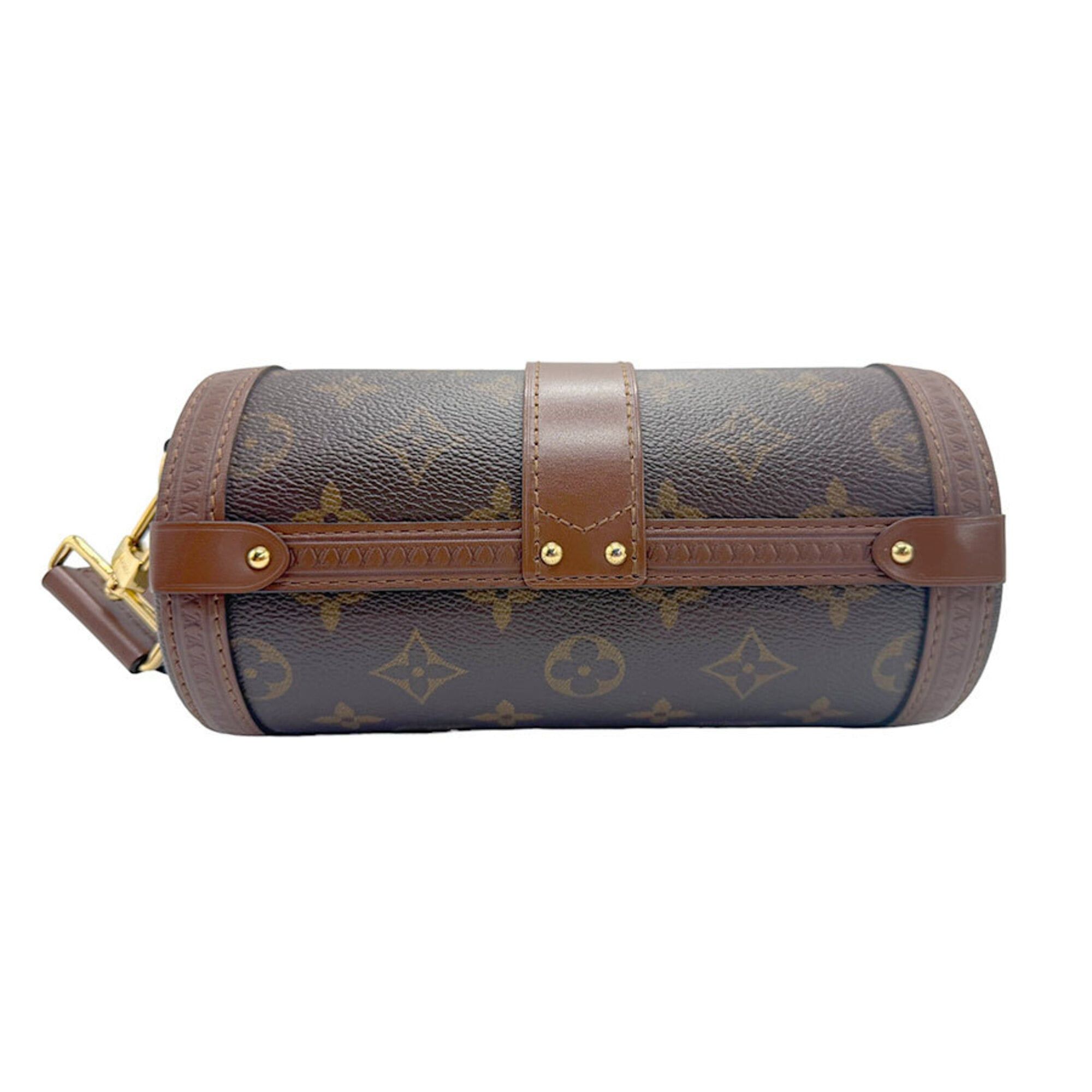 Louis Vuitton Louis Vuitton Shoulder Bag Monogram Papillon Trunk Canvas Brown Women's M57835 z9708 Size ONE SIZE - 3 Thumbnail