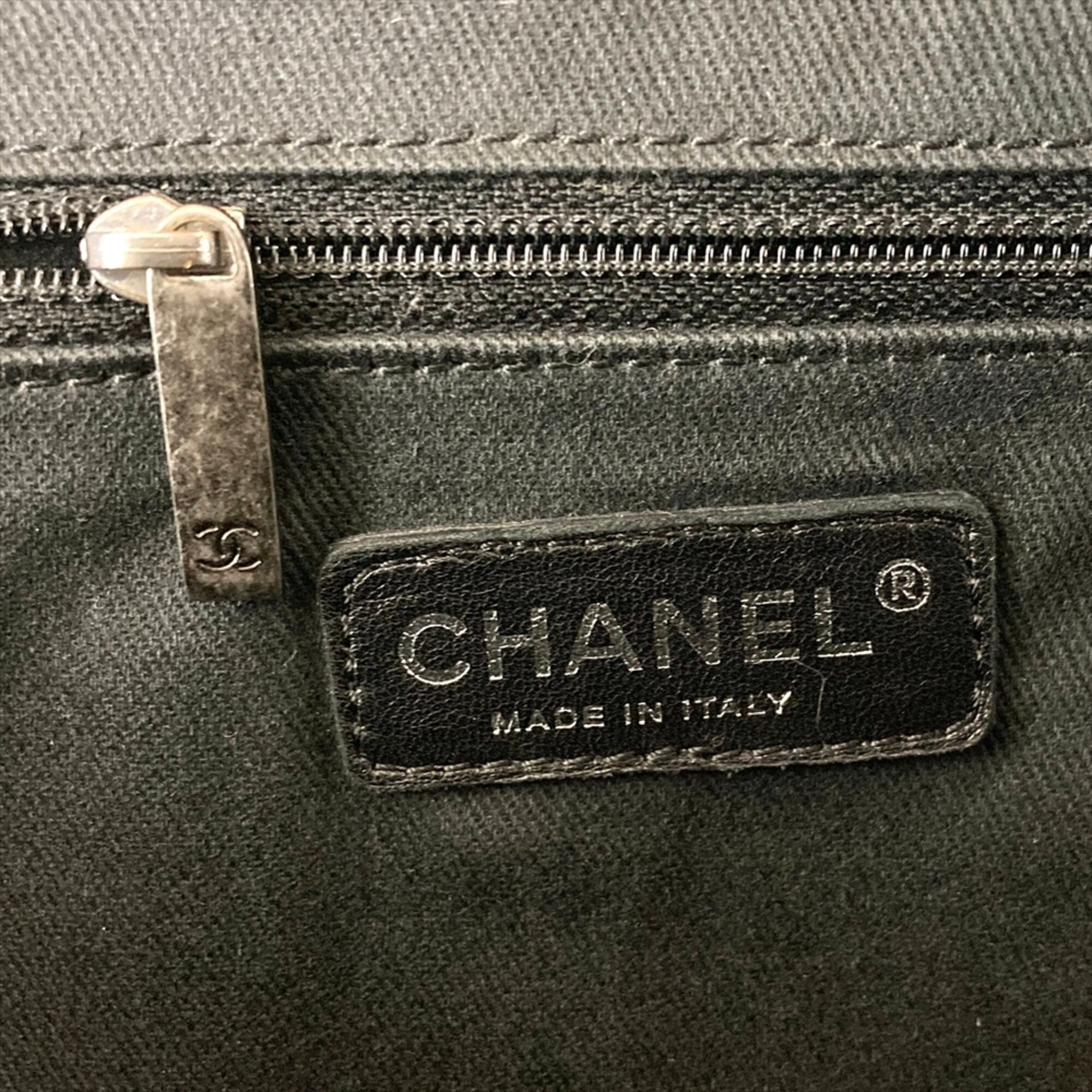 Chanel Chanel Wild Stitch Handbag, Black, Silver Hardware, Coco Charm, Boston Bag Size ONE SIZE - 12 Thumbnail