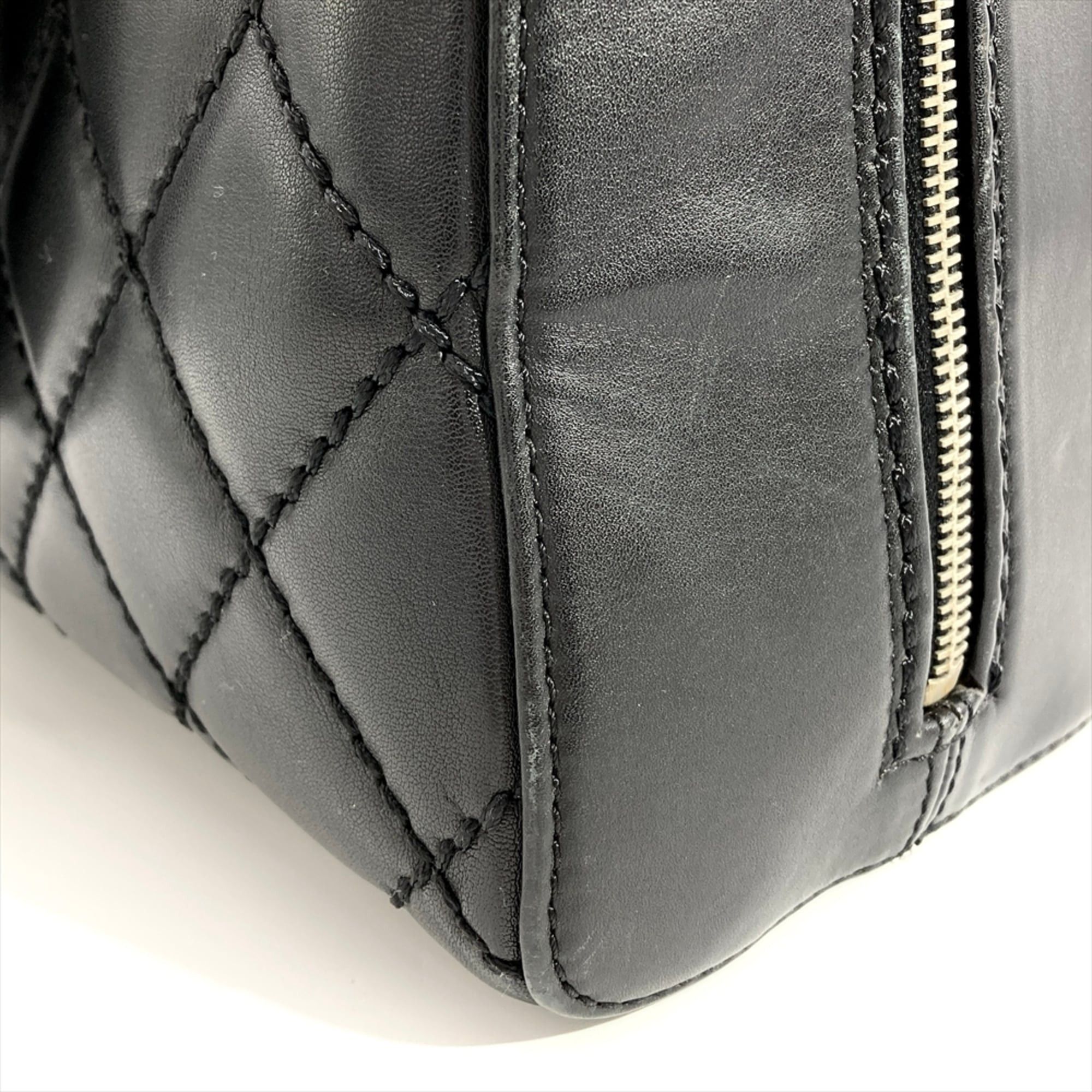 Chanel Chanel Wild Stitch Handbag, Black, Silver Hardware, Coco Charm, Boston Bag Size ONE SIZE - 6 Thumbnail