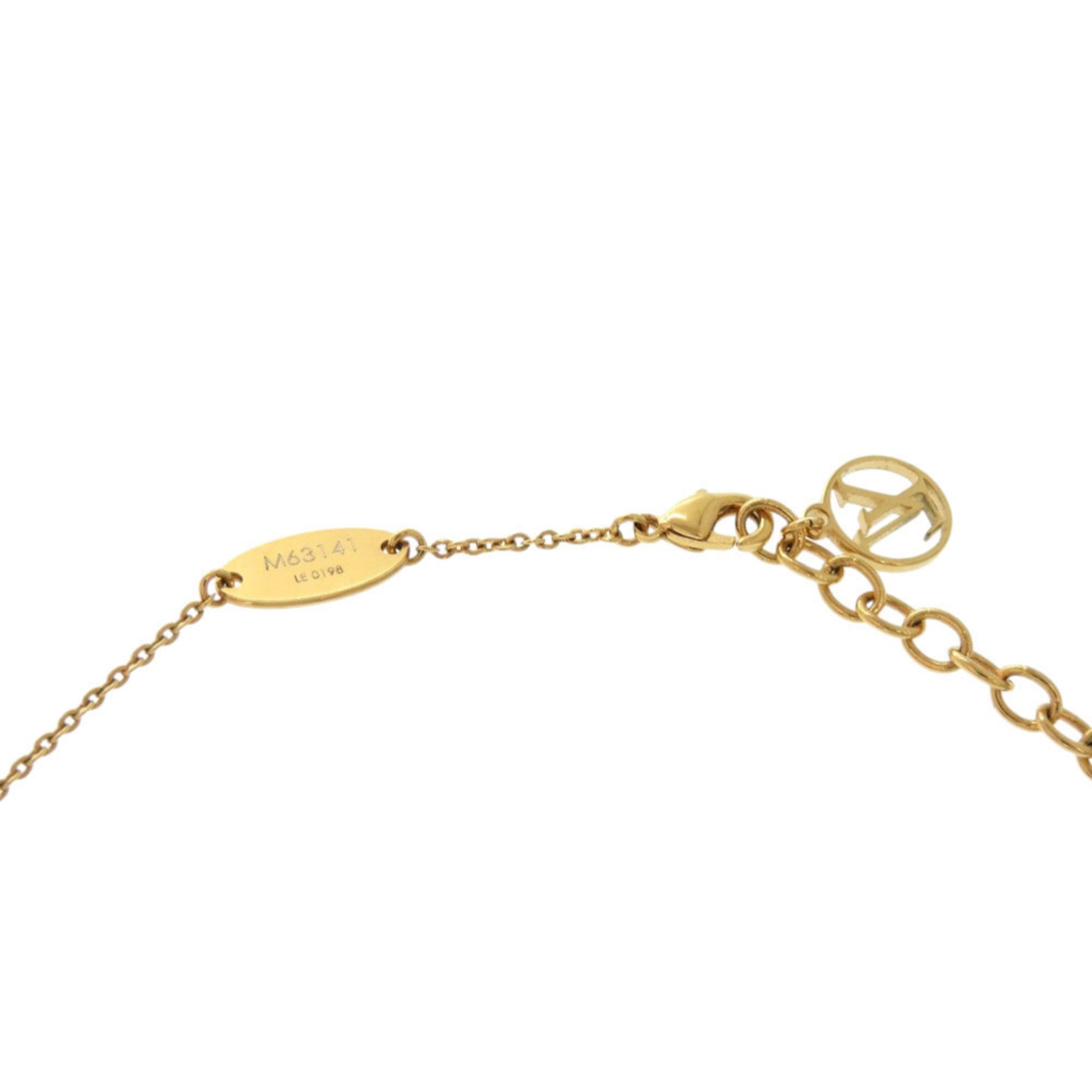 Louis Vuitton Louis Vuitton Nanogram Name Tag Motif Monogram M63141 Gold Silver Necklace Accessory LV 0589 LOUIS VUITTON Size ONE SIZE - 4 Thumbnail