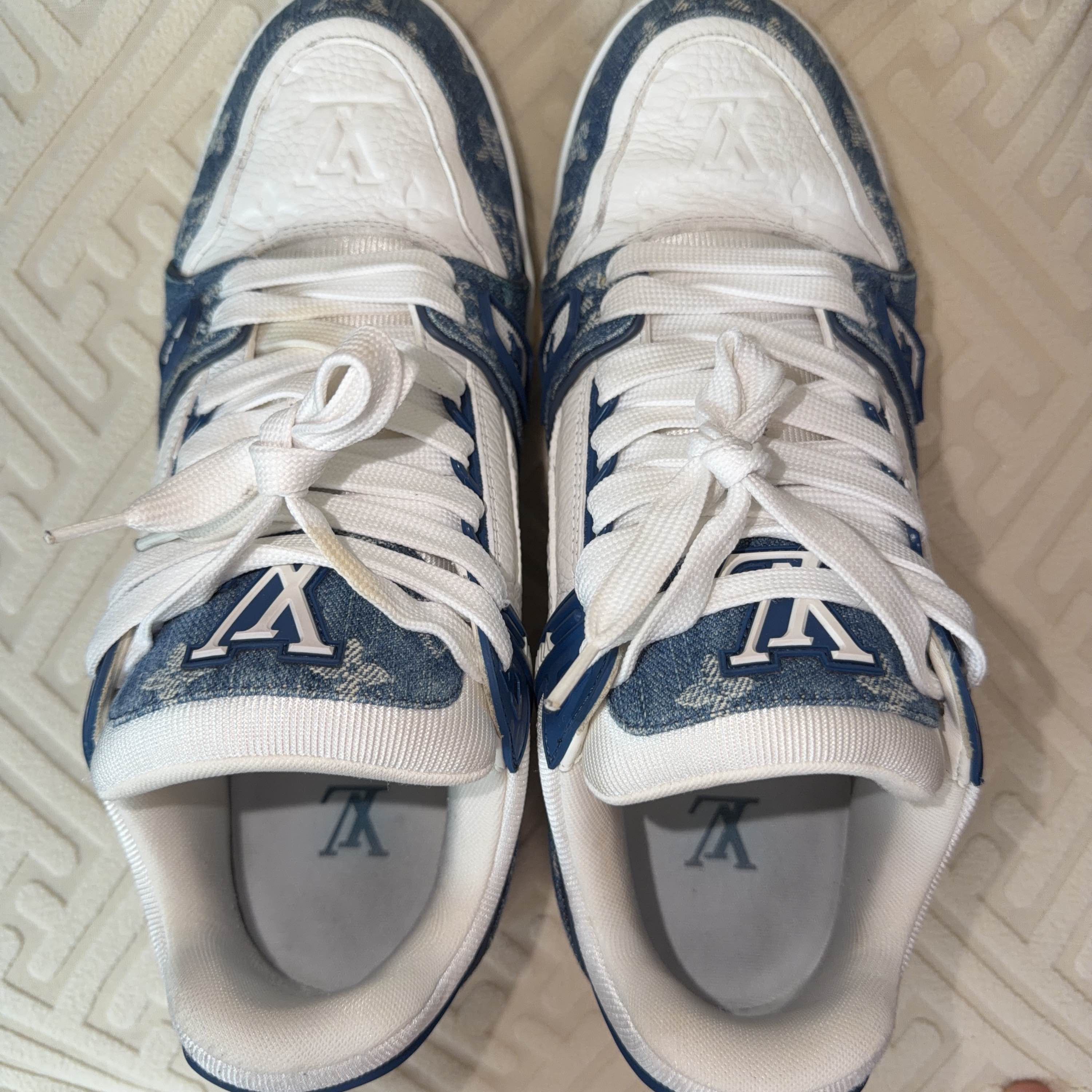 Louis Vuitton Louis Vuitton Denim Trainer Sneakers US 9.5 Size US 9.5 / EU 42-43 - 6 Thumbnail