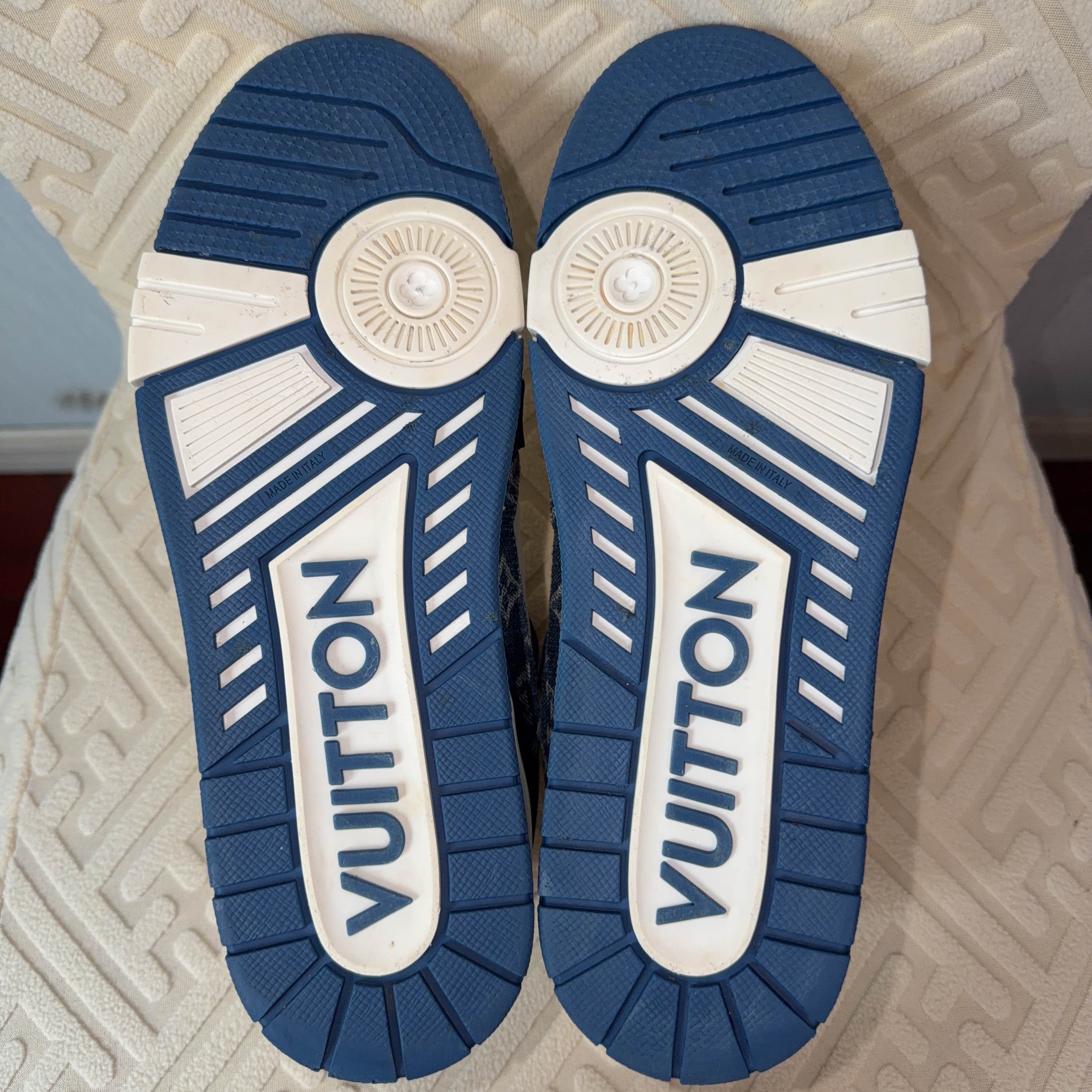 Louis Vuitton Louis Vuitton Denim Trainer Sneakers US 9.5 Size US 9.5 / EU 42-43 - 4 Thumbnail