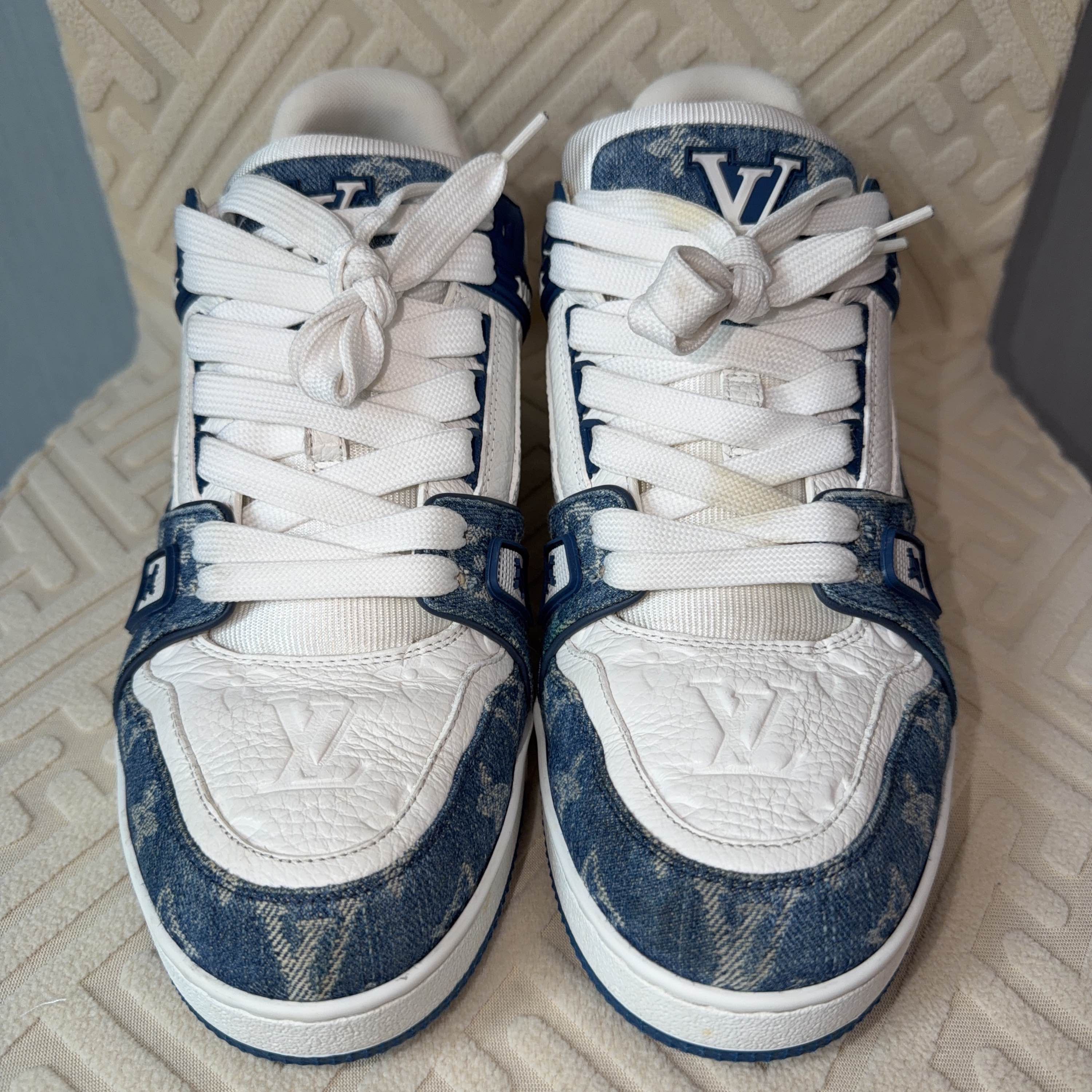 Louis Vuitton Louis Vuitton Denim Trainer Sneakers US 9.5 Size US 9.5 / EU 42-43 - 2 Thumbnail