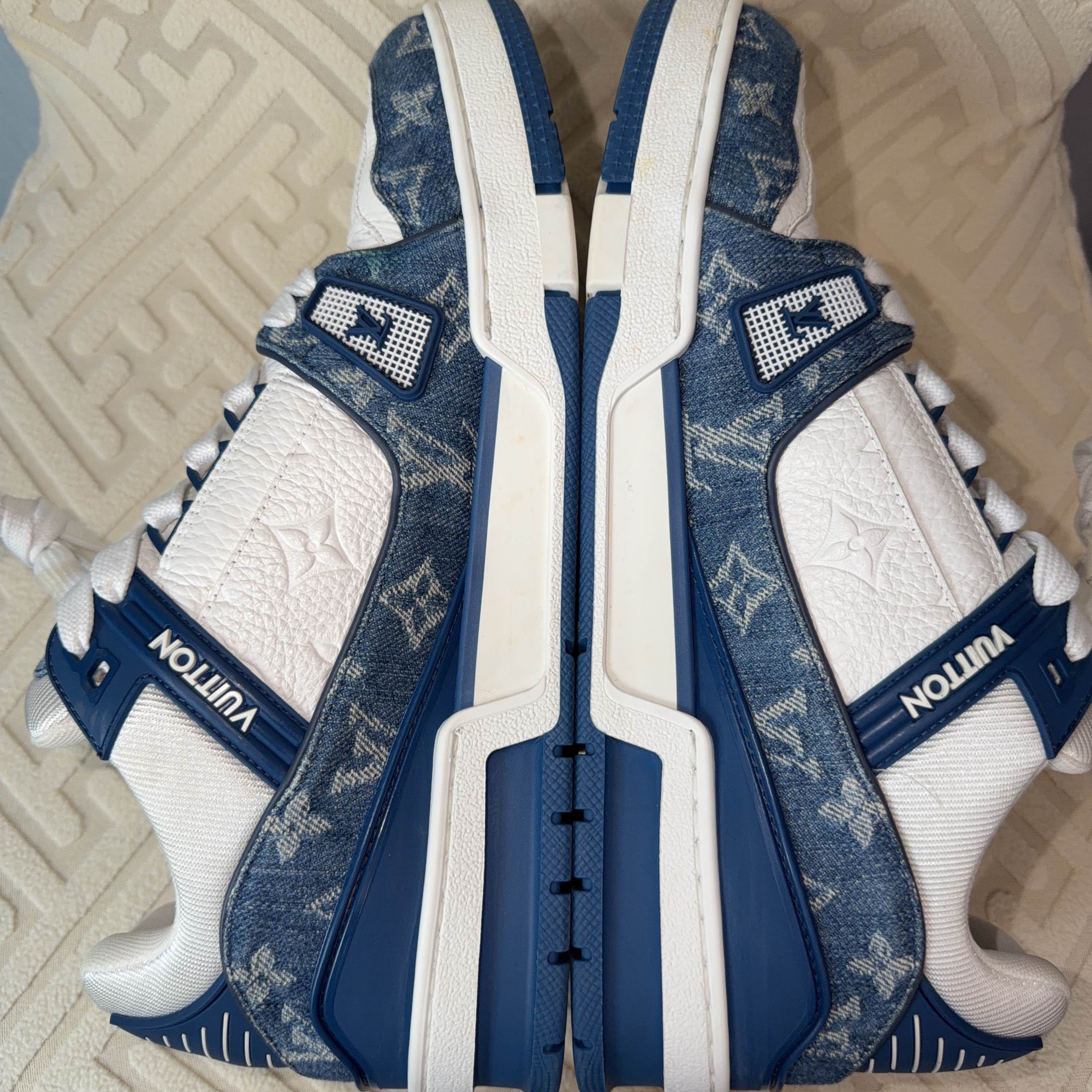 Louis Vuitton Louis Vuitton Denim Trainer Sneakers US 9.5 Size US 9.5 / EU 42-43 - 7 Thumbnail