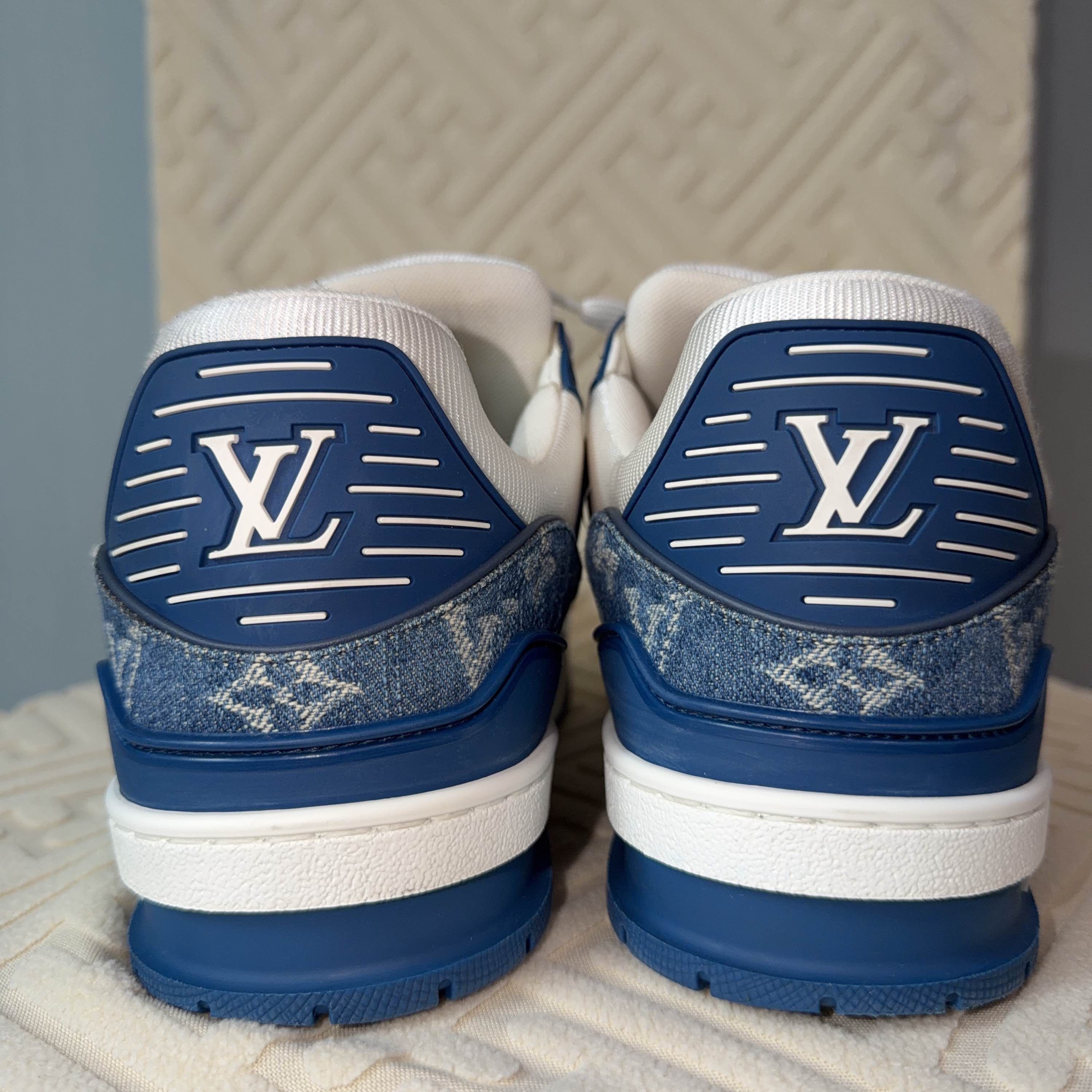 Louis Vuitton Louis Vuitton Denim Trainer Sneakers US 9.5 Size US 9.5 / EU 42-43 - 3 Thumbnail