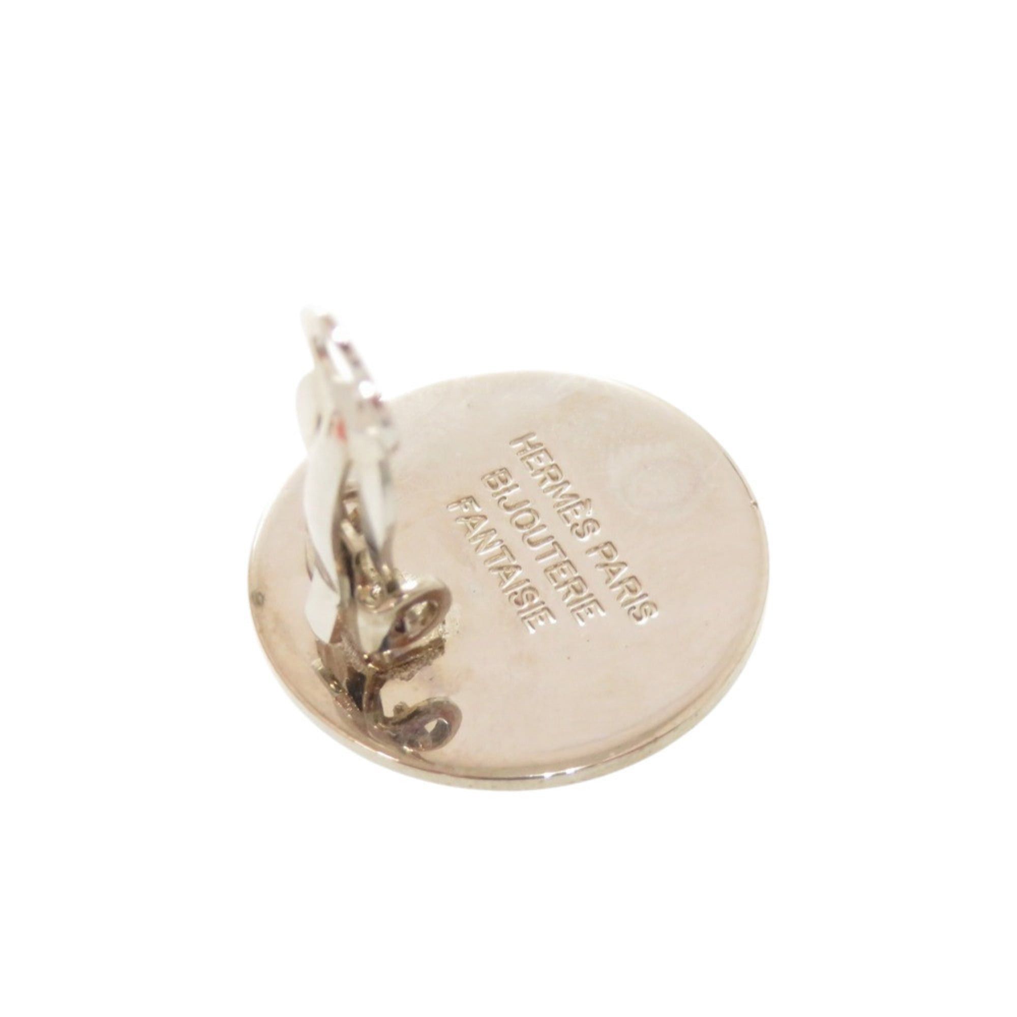 Hermes Hermes Sellier Silver Earrings, Accessory 1655 HERMES Size ONE SIZE - 3 Thumbnail