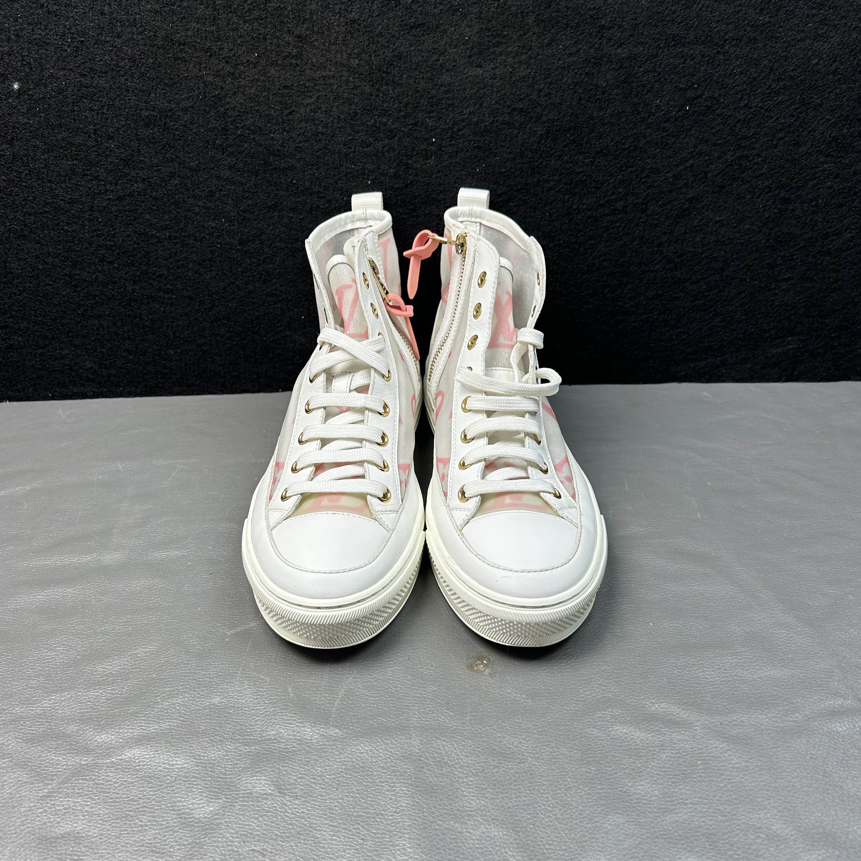 Louis Vuitton Louis Vuitton Stellar High-Top Sneakers Size 37 Size US 7 / IT 37 - 2 Thumbnail