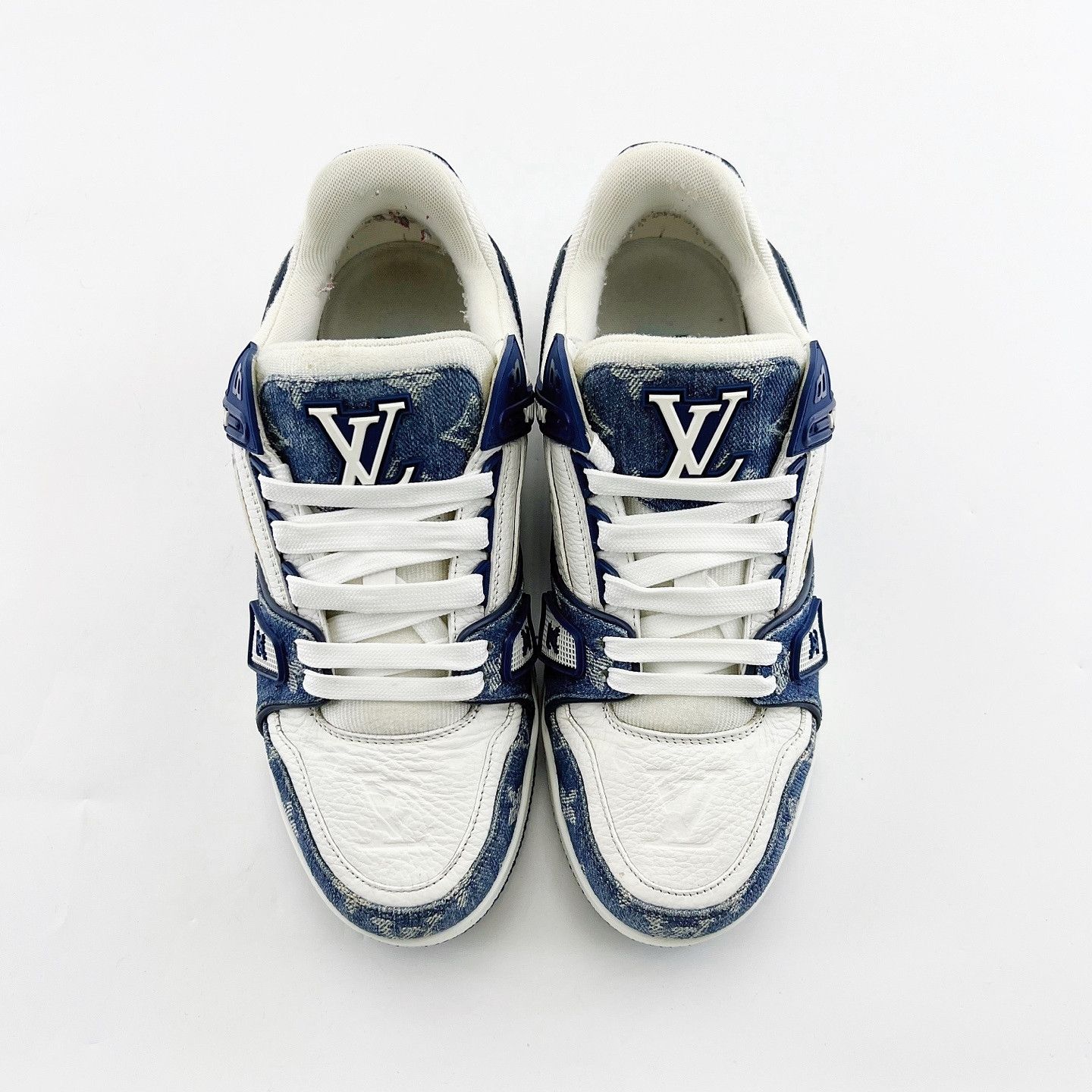 Louis Vuitton Louis Vuitton Monogram Denim Trainer Sneakers Size US 5.5 Size US 5.5 / EU 38 - 2 Thumbnail