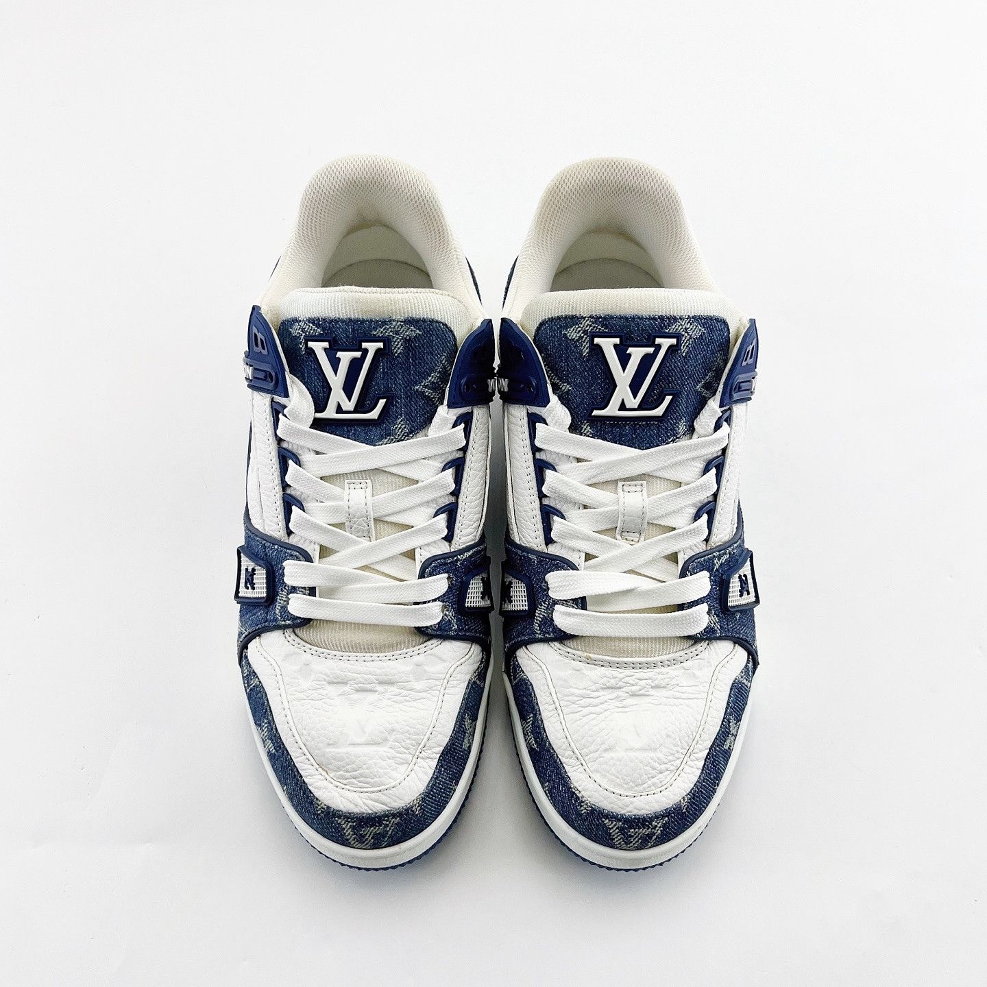 Louis Vuitton Louis Vuitton Monogram Denim Trainer Sneakers Size 6 Size US 6 / EU 39 - 2 Thumbnail