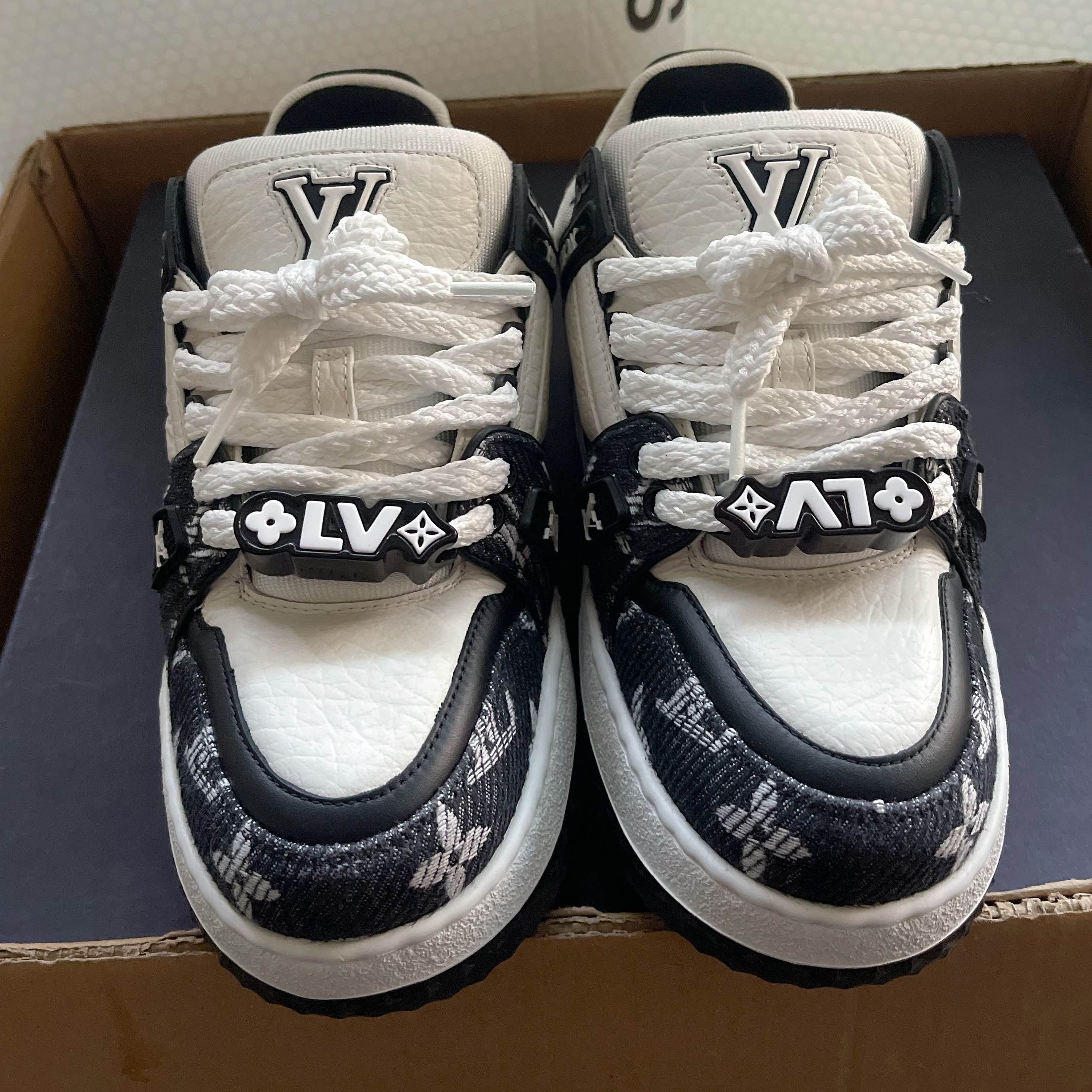 Louis Vuitton Louis Vuitton Monogram Denim Trainer Maxi Sneakers Size 38 Size US 8 / IT 38 - 2 Thumbnail