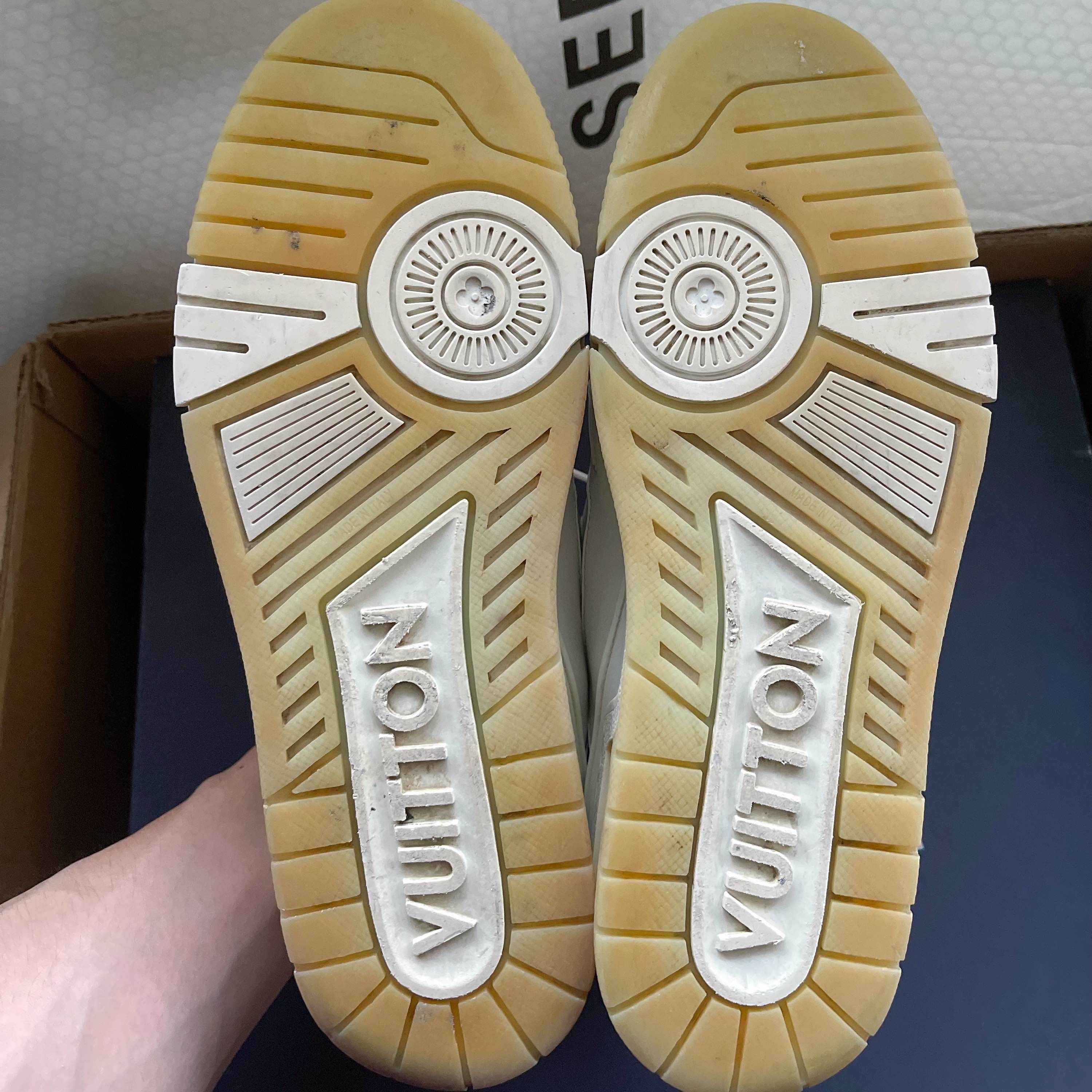 Louis Vuitton Louis Vuitton LV Trainer White Sneakers Size 8.5 Size US 8.5 / EU 41-42 - 4 Thumbnail