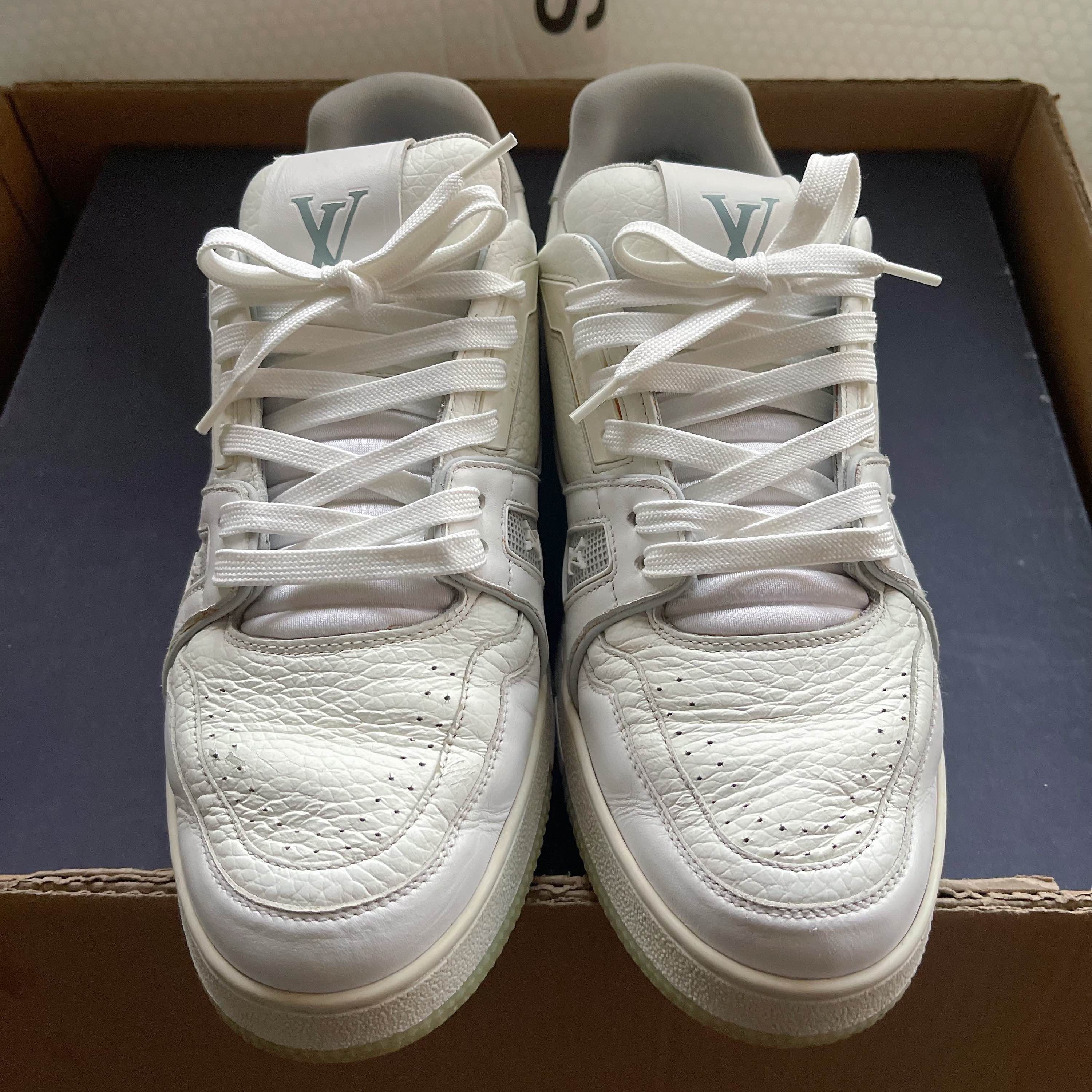 Louis Vuitton Louis Vuitton LV Trainer White Sneakers Size 8.5 Size US 8.5 / EU 41-42 - 2 Thumbnail