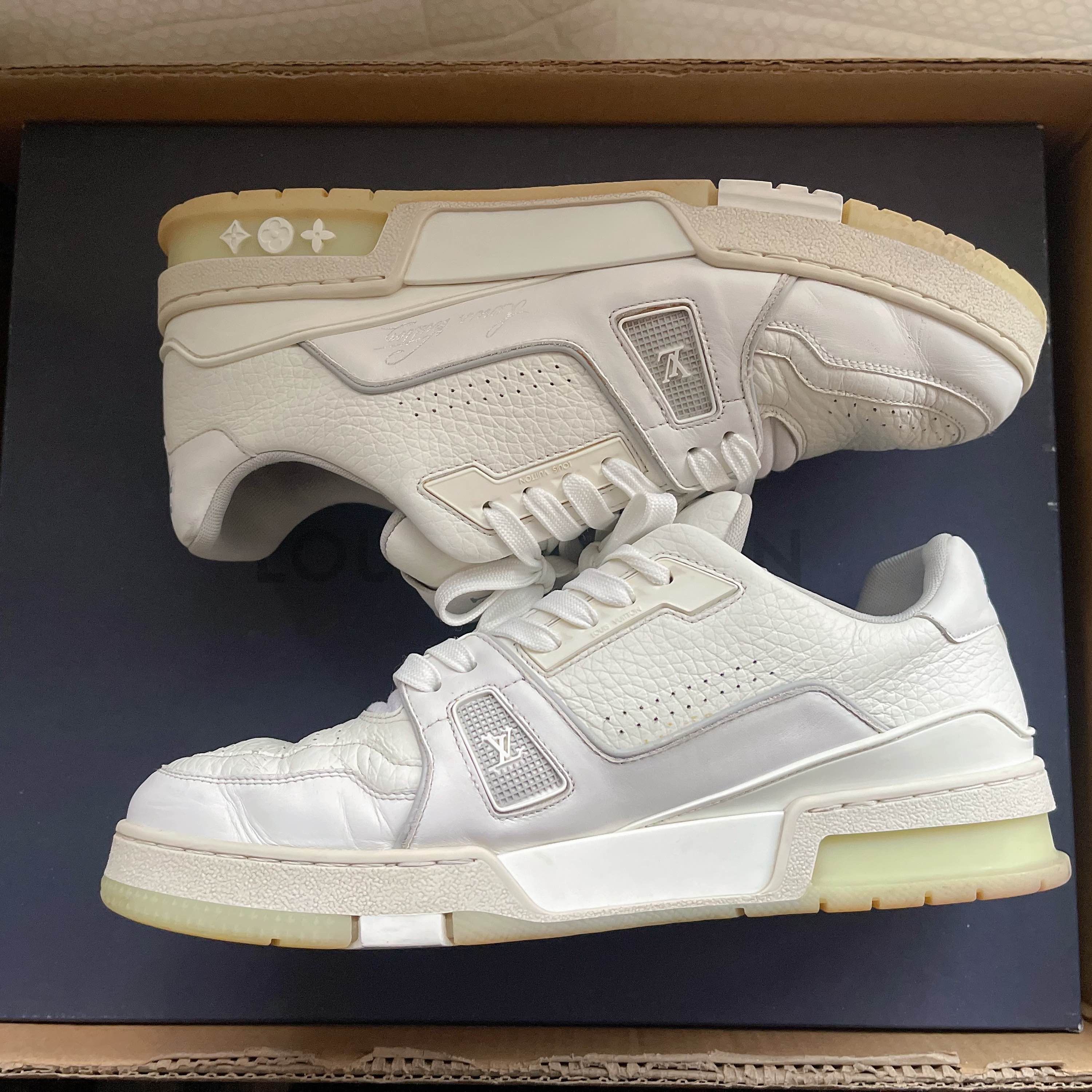 Louis Vuitton Louis Vuitton LV Trainer White Sneakers Size 8.5 Size US 8.5 / EU 41-42 - 8 Thumbnail