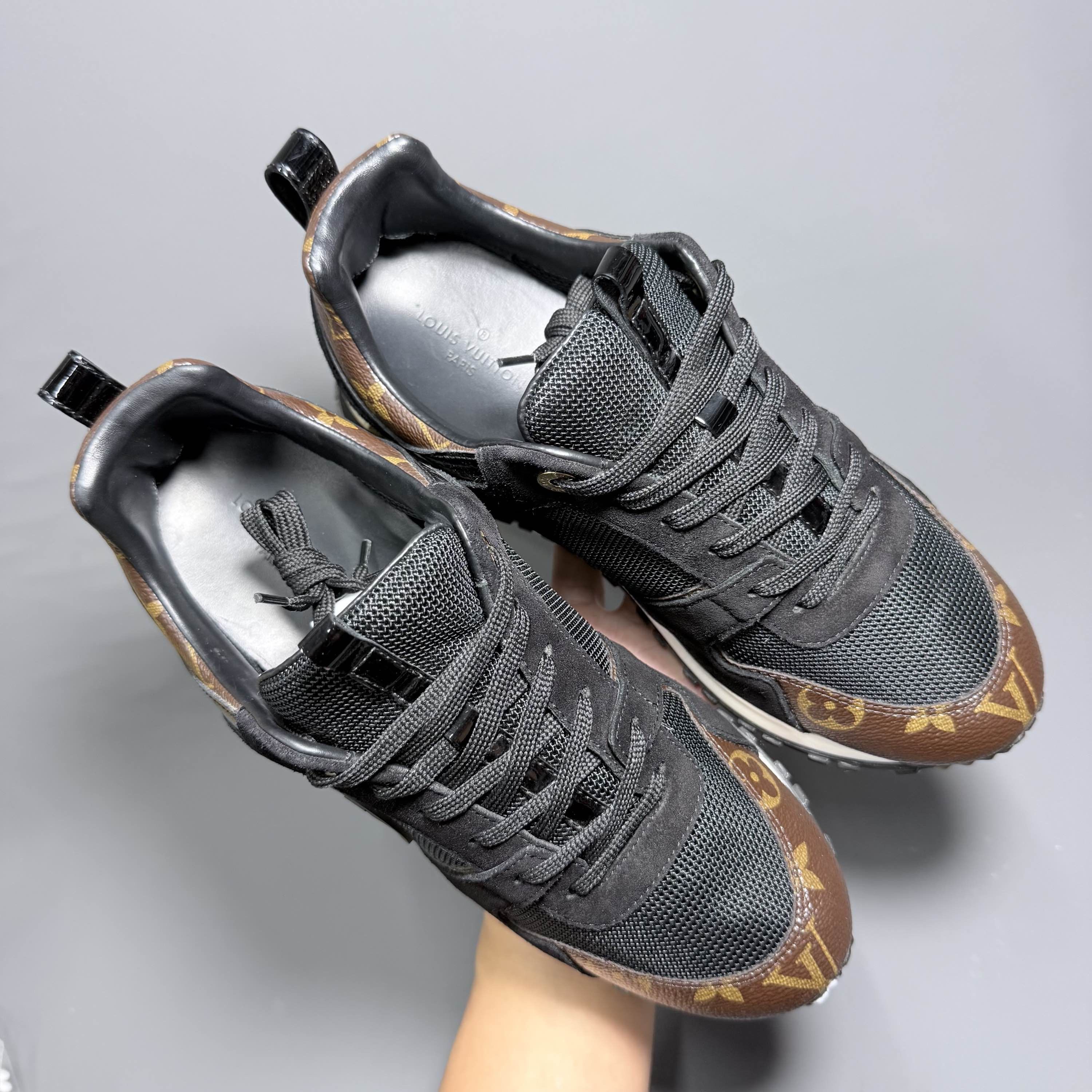 Louis Vuitton Louis Vuitton Run Away Monogram Suede Sneakers Size 38 Size US 8 / IT 38 - 6 Thumbnail