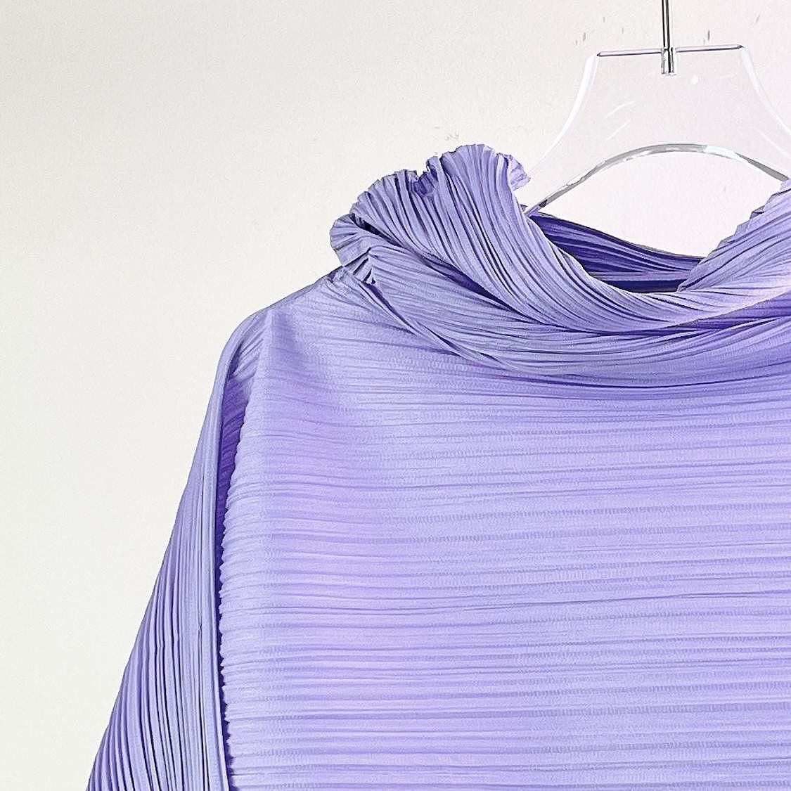 Pleats Please Issey Miyake Pleats Please Issey Miyake Purple Pleated Long Sleeve Top Size M / US 6-8 / IT 42-44 - 5 Thumbnail