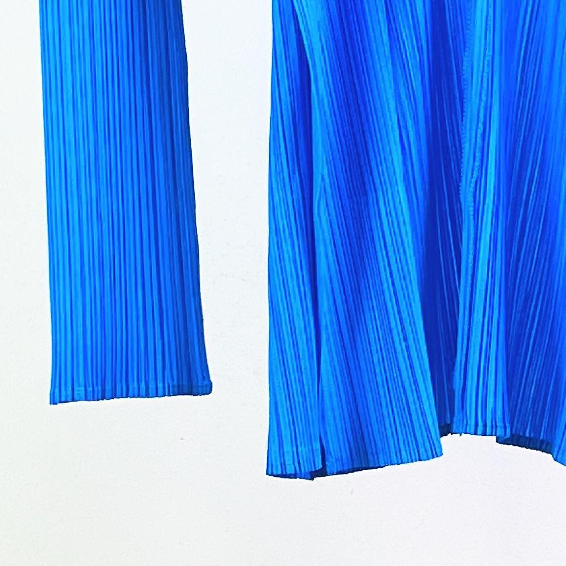 Pleats Please Issey Miyake Pleats Please Issey Miyake Blue Pleated Cardigan Size 3 Size M / US 6-8 / IT 42-44 - 5 Thumbnail