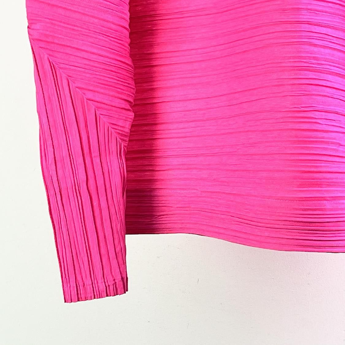 Issey Miyake Pleats Please Issey Miyake Pleated Long Sleeve Top Size 3 Size M / US 6-8 / IT 42-44 - 6 Thumbnail