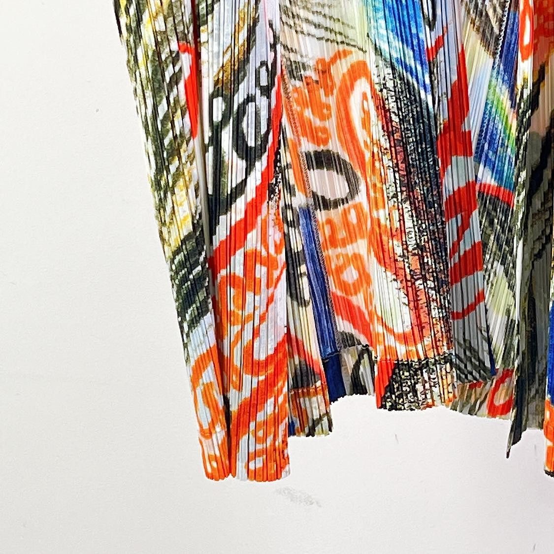 Pleats Please Issey Miyake PLEATS PLEASE ISSEY MIYAKE Multi-Color Pleated Midi Dress Si Size S / US 4 / IT 40 - 5 Thumbnail