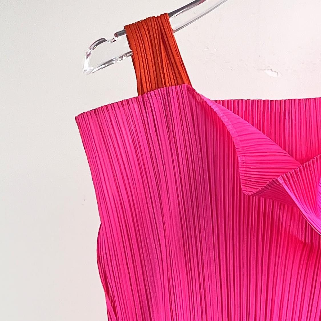 Pleats Please Issey Miyake Pleats Please Issey Miyake Pink Pleated Midi Dress Size 3 Size M / US 6-8 / IT 42-44 - 5 Thumbnail