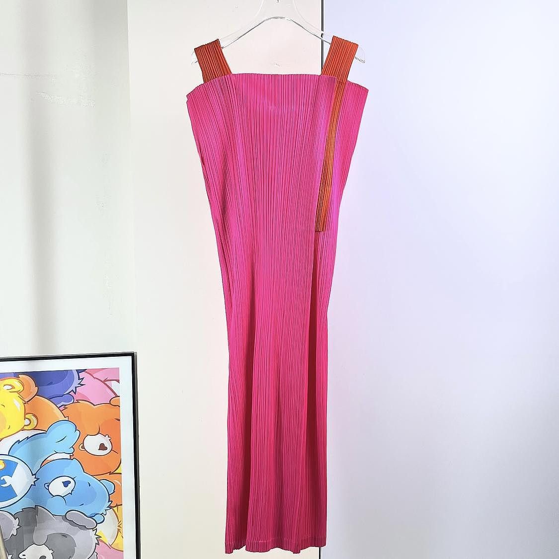 Pleats Please Issey Miyake Pleats Please Issey Miyake Pink Pleated Midi Dress Size 3 Size M / US 6-8 / IT 42-44 - 2 Thumbnail