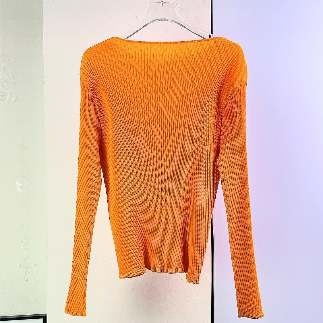 Issey Miyake ISSEY MIYAKE Pleated Long Sleeve Top Size 3 Size M / US 6-8 / IT 42-44 - 2 Thumbnail