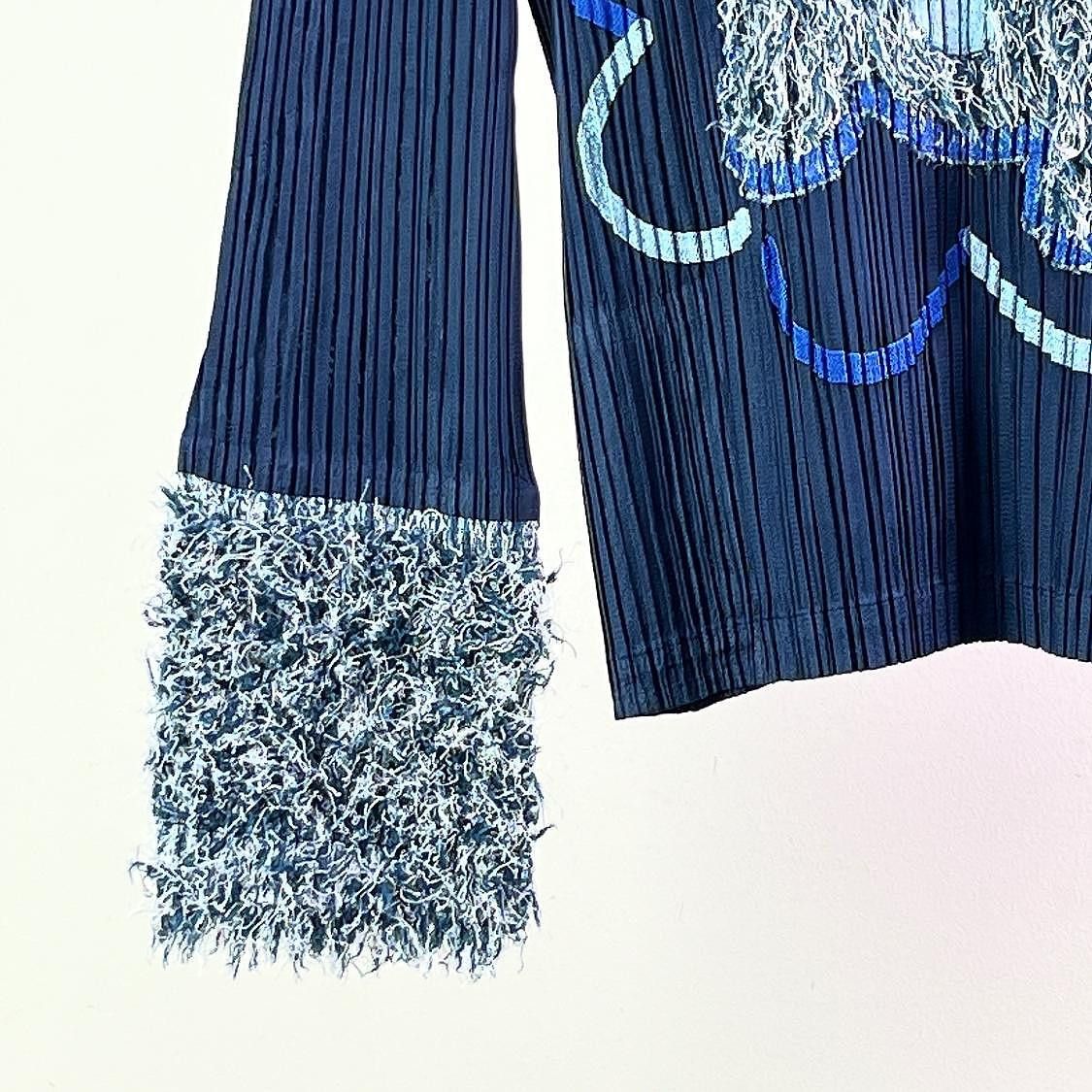 Pleats Please Issey Miyake Pleats Please Issey Miyake Fringe Cuff Pleated Top Size 3 Size M / US 6-8 / IT 42-44 - 5 Thumbnail