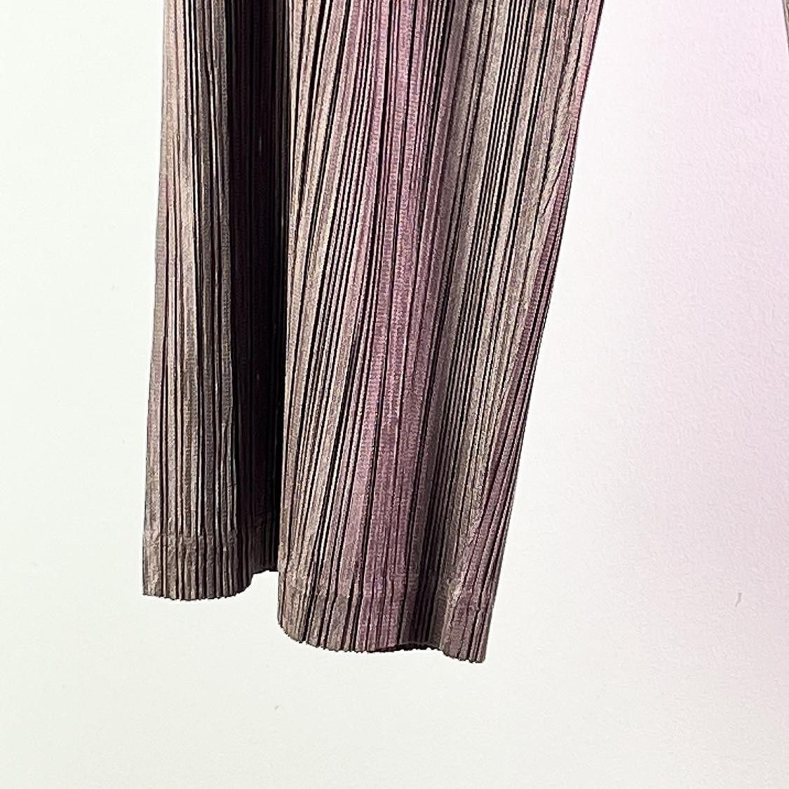 Pleats Please Issey Miyake Pleats Please Issey Miyake Brown Pleated Pants Size 3 Size 30" / US 8 / IT 44 - 4 Thumbnail