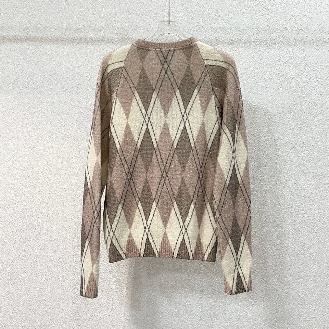 Louis Vuitton Louis Vuitton Argyle Knit Cardigan Size L Size L / US 10 / IT 46 - 2 Thumbnail