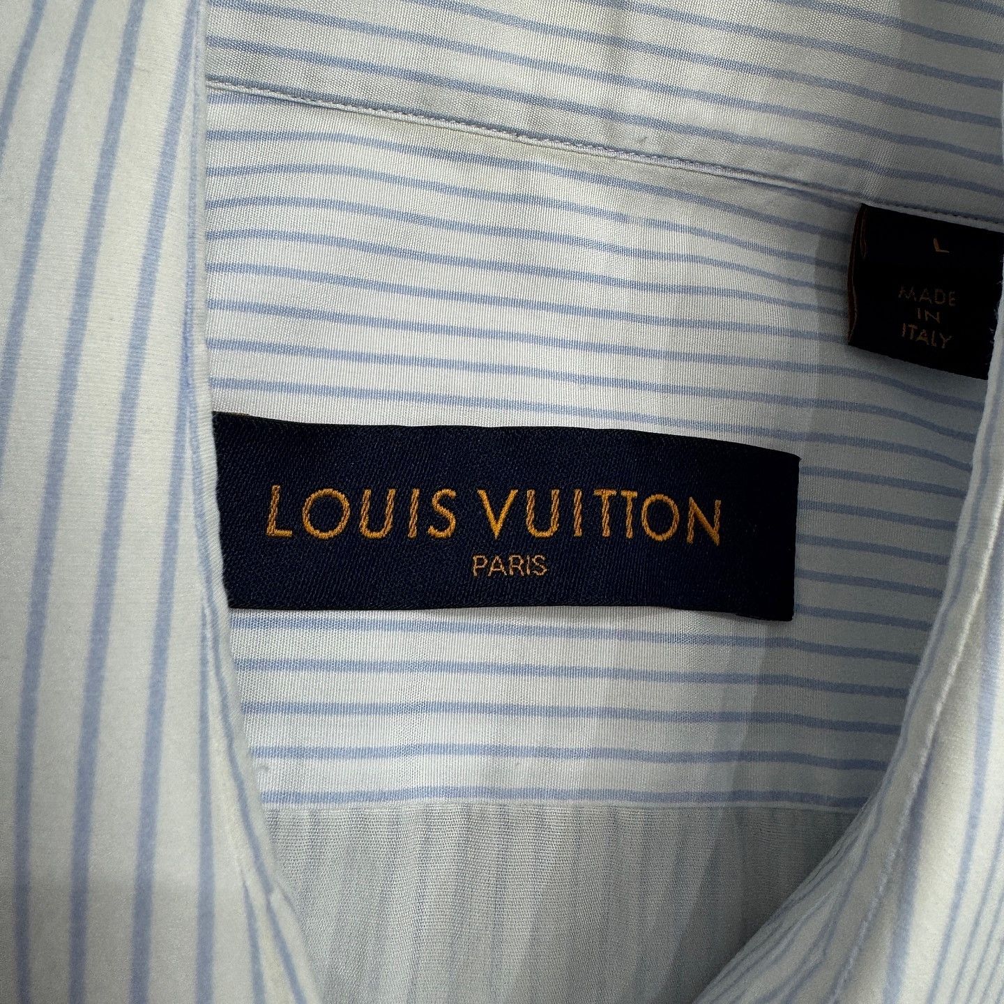 Louis Vuitton Louis Vuitton Striped Button Up Shirt Size L Size US L / EU 52-54 / 3 - 3 Thumbnail