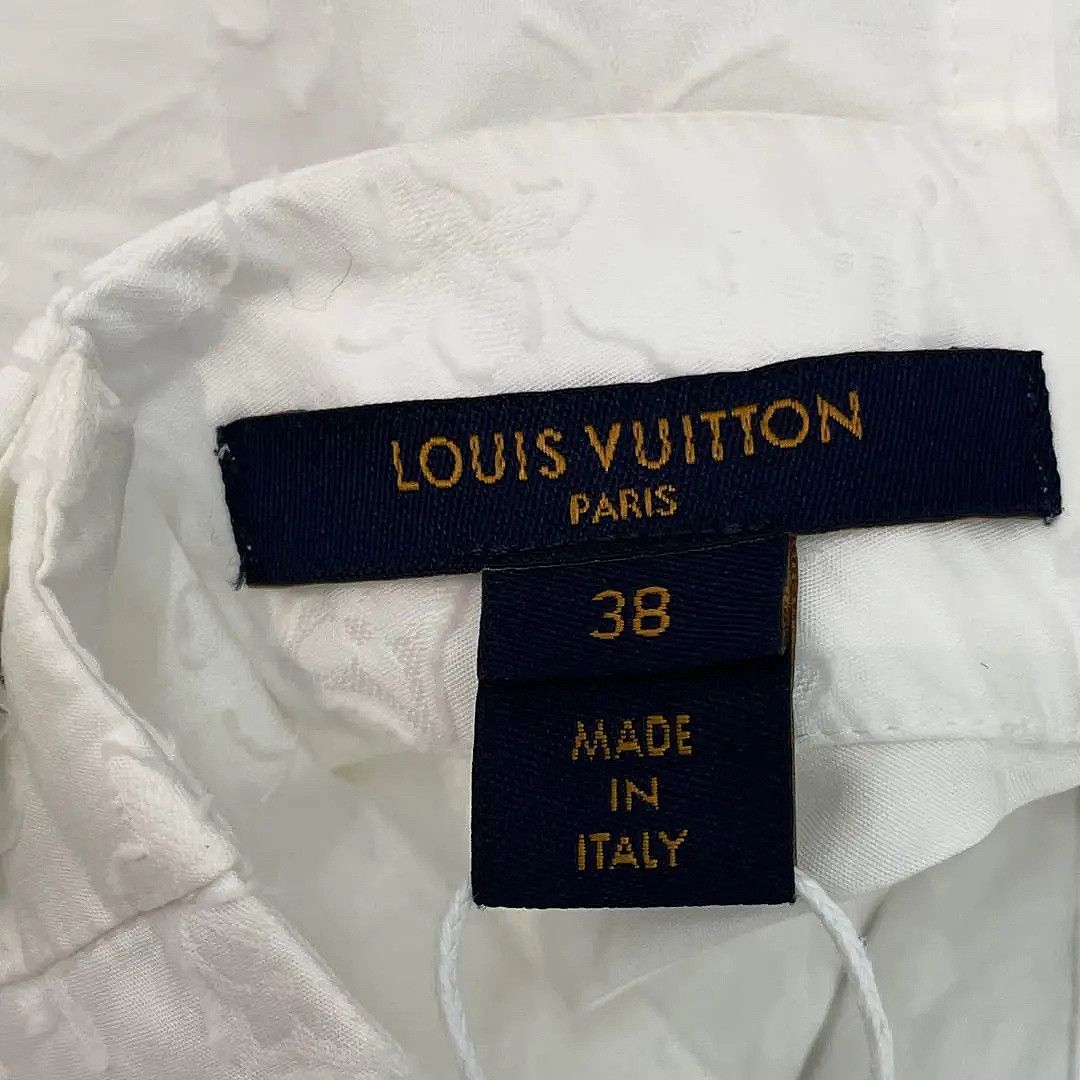 Louis Vuitton Louis Vuitton Monogram Embossed Blouse FR 38 Size S / US 4 / IT 40 - 3 Thumbnail