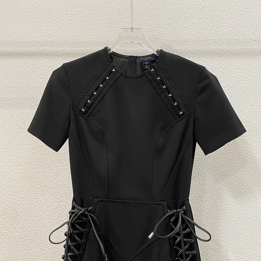 Louis Vuitton Louis Vuitton Lace-Up Mini Dress Size 34 Size XS / US 0-2 / IT 36-38 - 6 Thumbnail