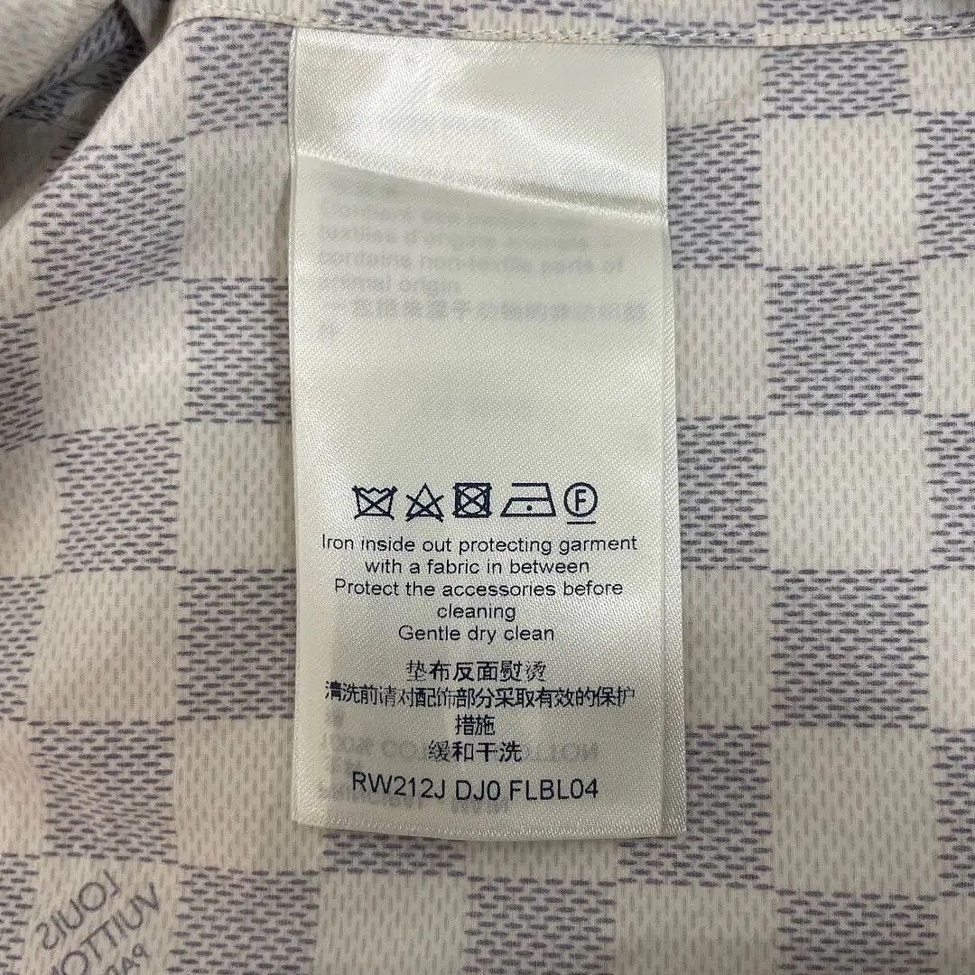 Louis Vuitton Louis Vuitton Damier Check Button Up Shirt Size 36 Size XS / US 0-2 / IT 36-38 - 4 Thumbnail