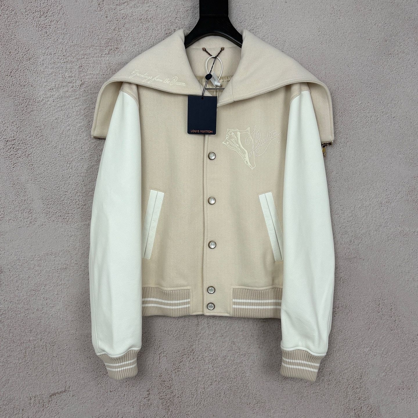 Louis Vuitton Louis Vuitton Embroidered Bomber Jacket Size 50 Size US M / EU 48-50 / 2 - 7 Thumbnail