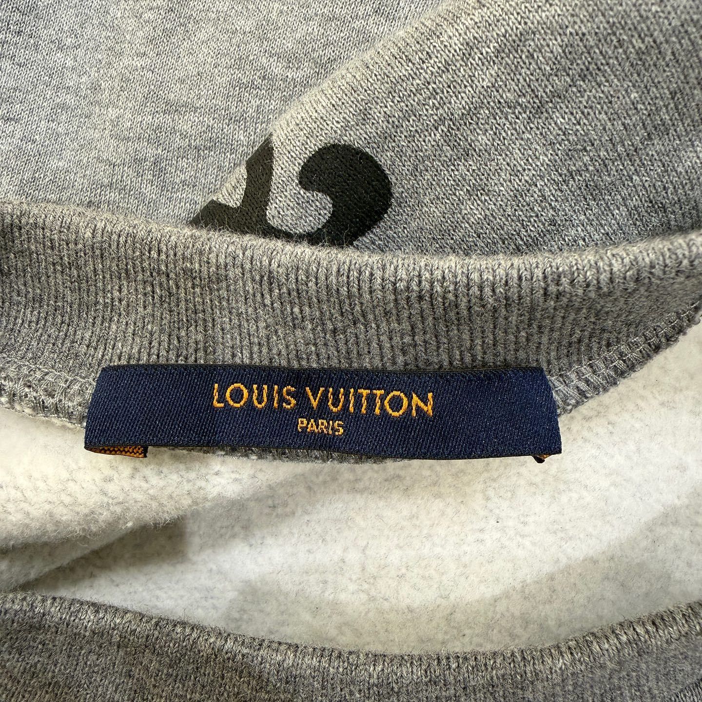 Louis Vuitton Louis Vuitton x Nigo Squared Logo Sweatshirt Size L Size US L / EU 52-54 / 3 - 3 Thumbnail