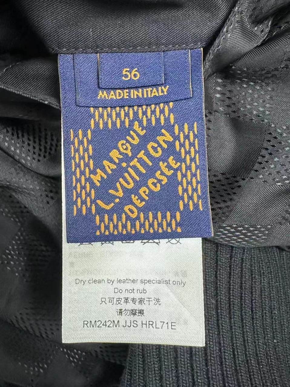 Louis Vuitton Louis Vuitton Logo Suede Bomber Jacket Size XL Size US XL / EU 56 / 4 - 4 Thumbnail