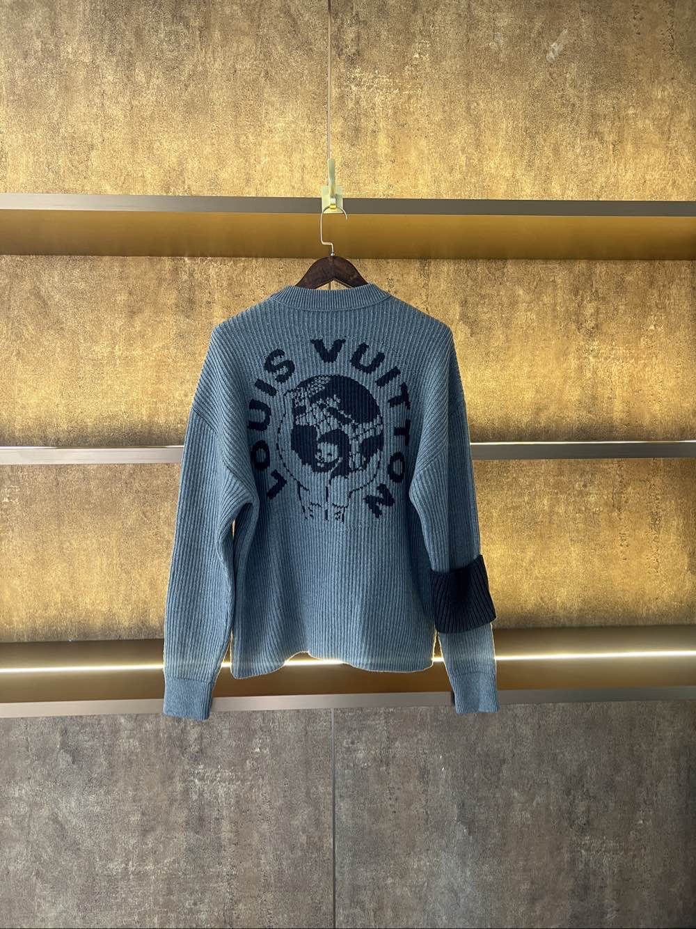 Louis Vuitton Louis Vuitton Logo Ribbed Sweater Size S Size US S / EU 44-46 / 1 - 2 Thumbnail