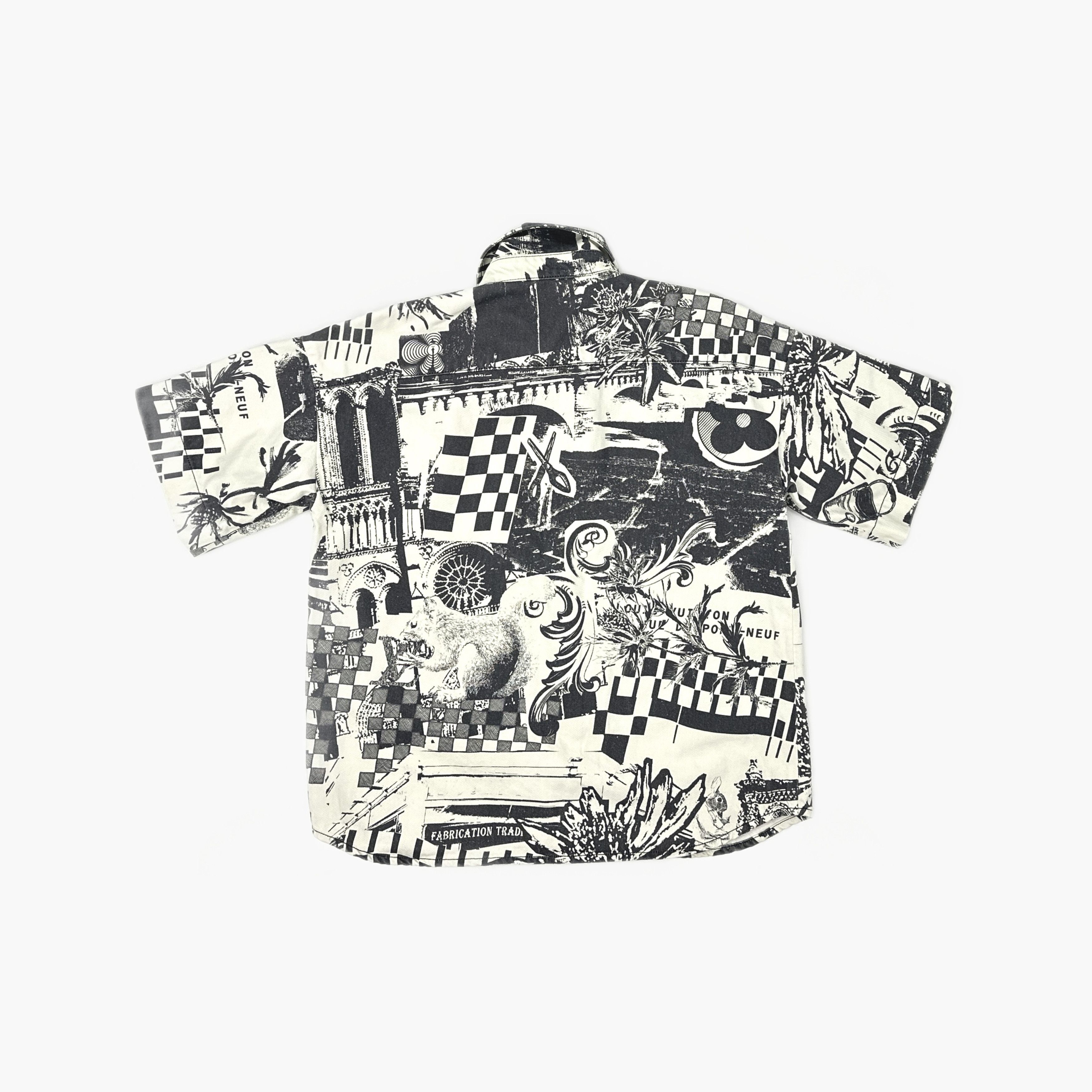 Louis Vuitton Louis Vuitton Geometric Print Button Up Shirt Size M Size US M / EU 48-50 / 2 - 2 Thumbnail