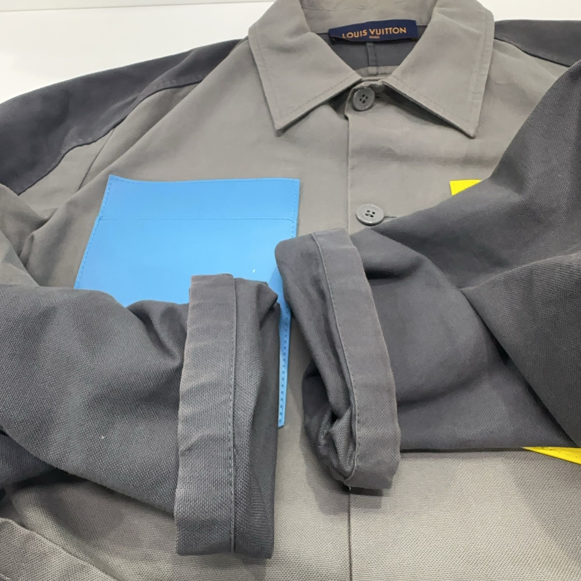 Louis Vuitton Louis Vuitton Colorblock Shirt Jacket Size M Size US M / EU 48-50 / 2 - 11 Thumbnail
