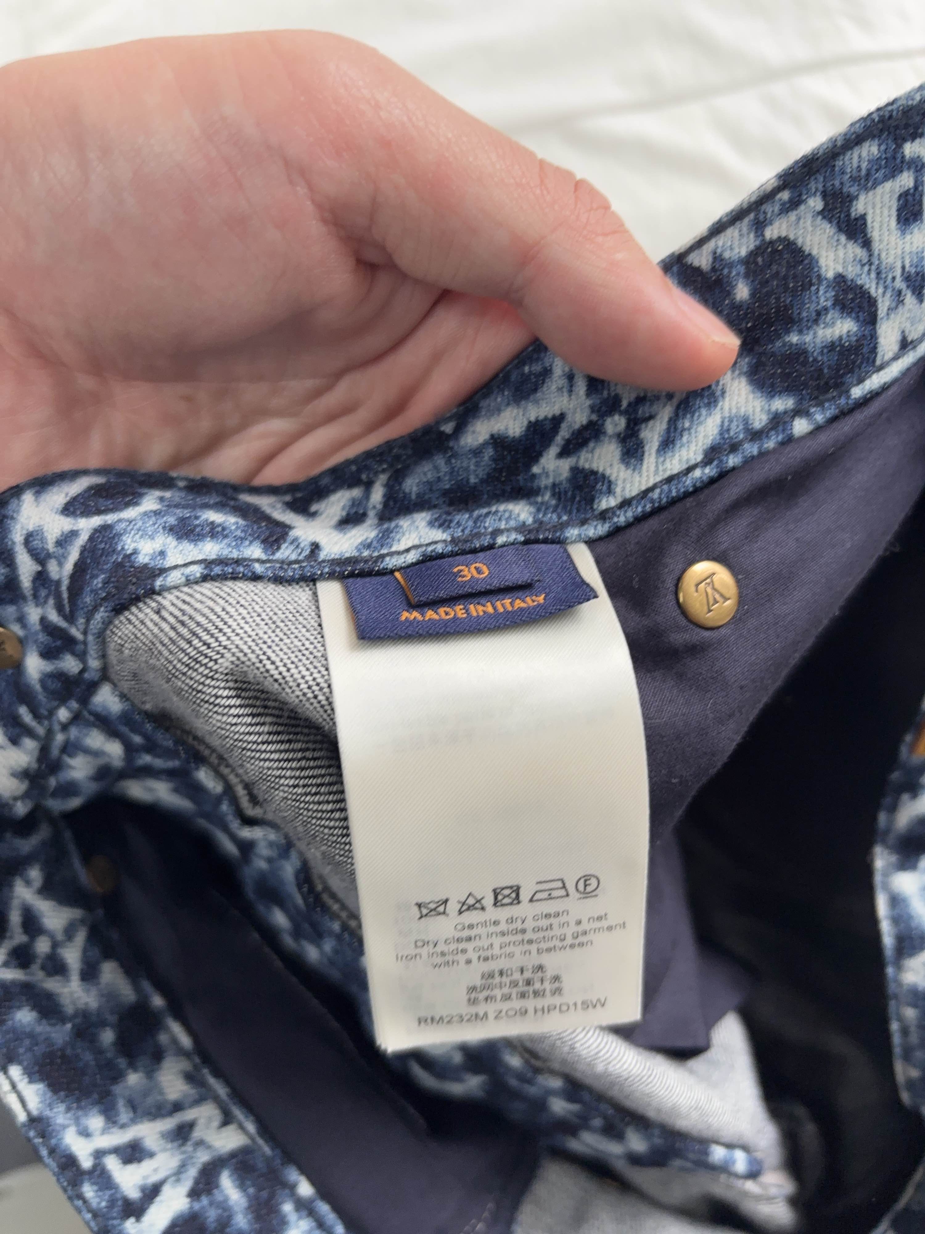 Louis Vuitton Louis Vuitton Monogram Denim Jeans Size 30 Size US 30 / EU 46 - 3 Thumbnail