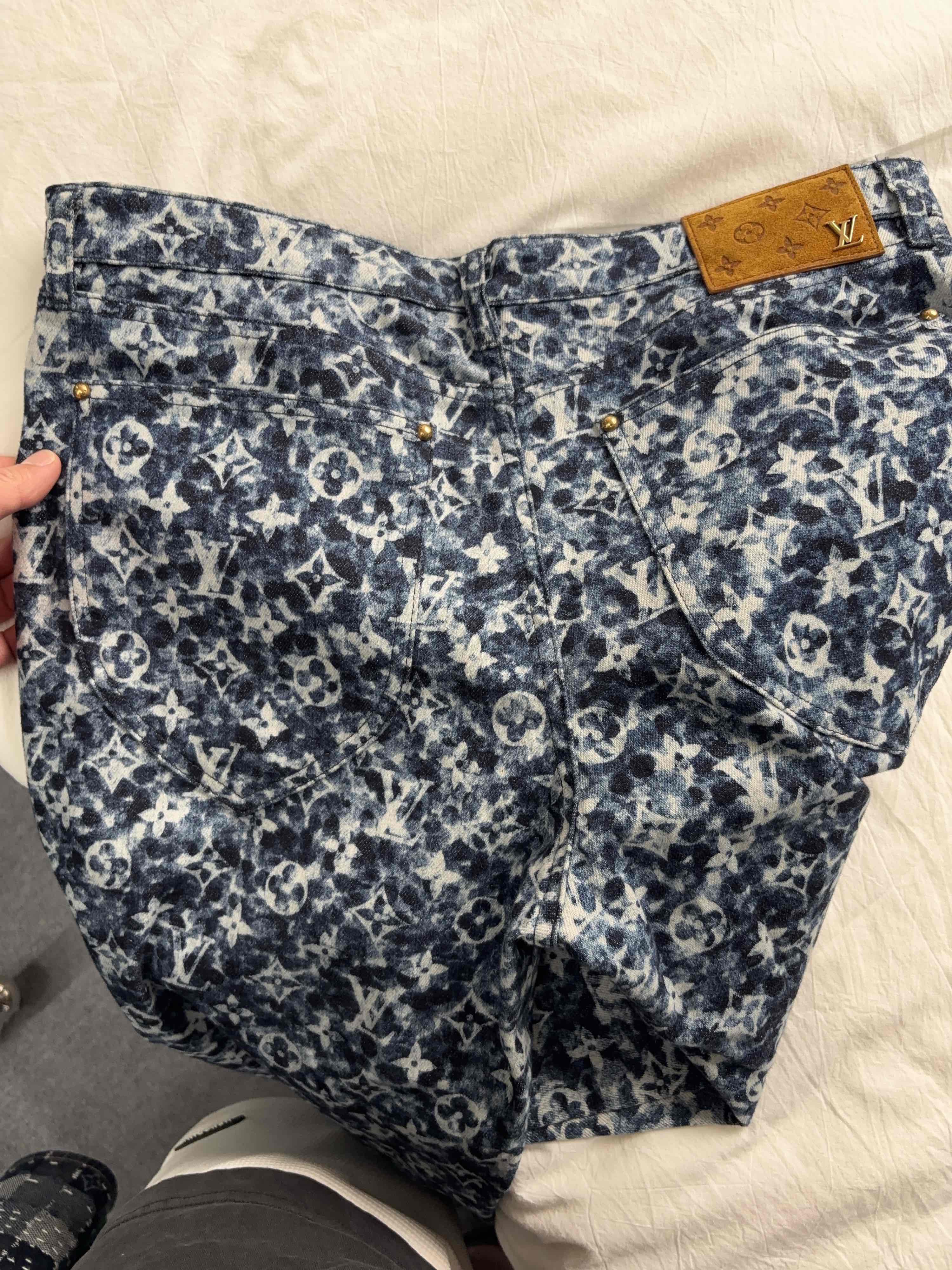 Louis Vuitton Louis Vuitton Monogram Denim Jeans Size 30 Size US 30 / EU 46 - 6 Thumbnail