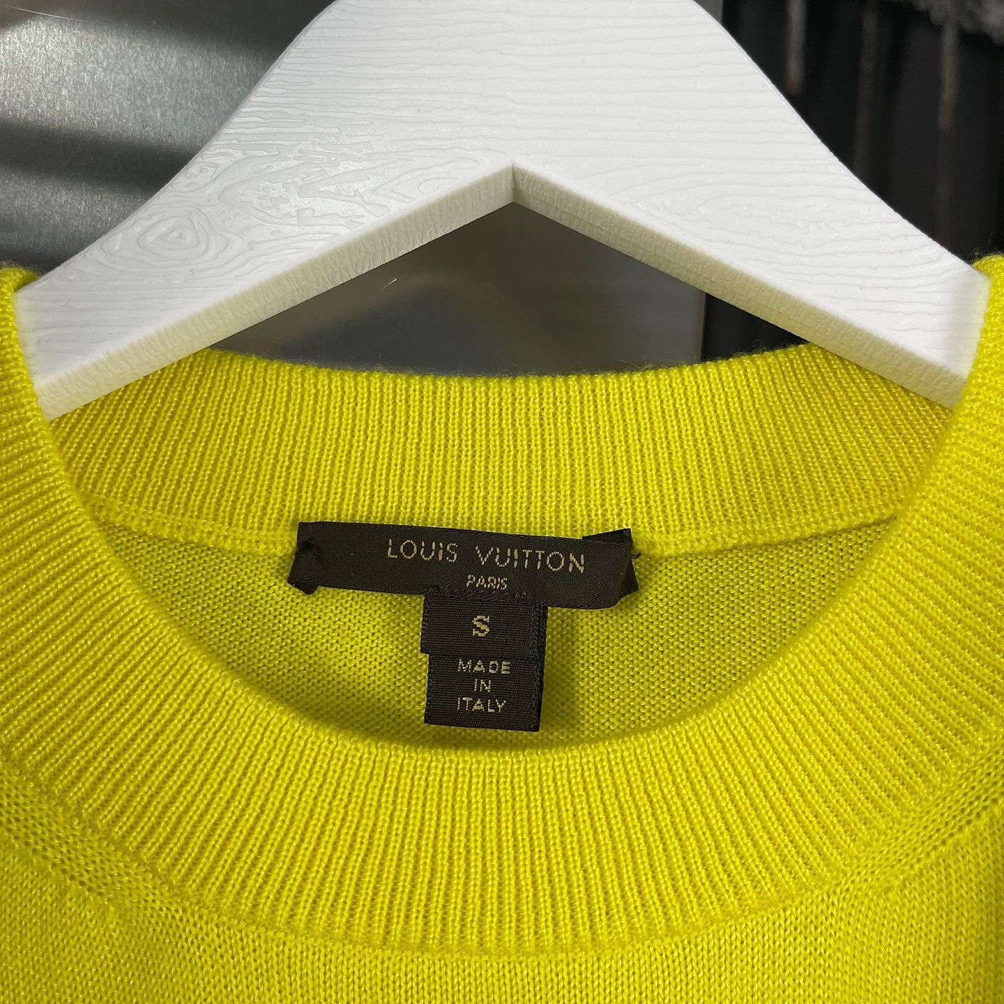 Louis Vuitton Louis Vuitton Yellow Cold Shoulder Knit Sweater Size S Size S / US 4 / IT 40 - 3 Thumbnail