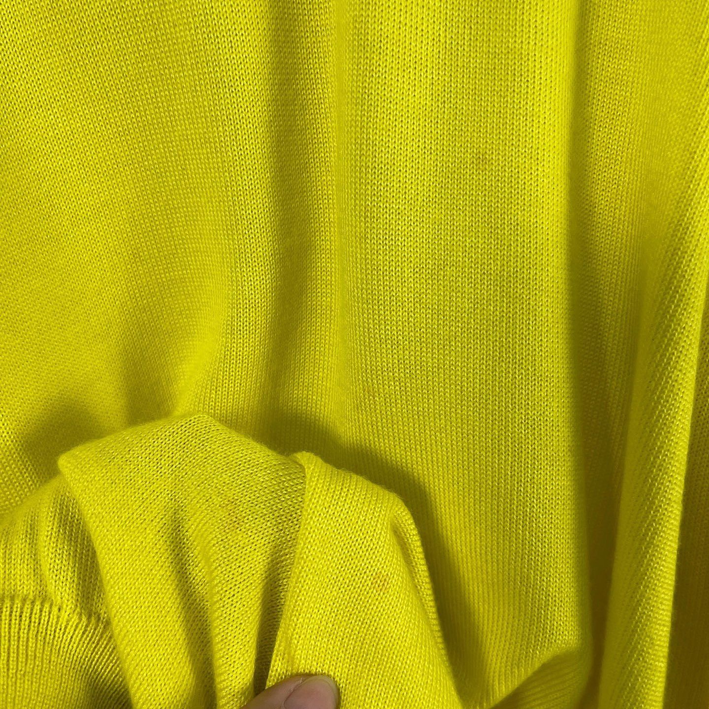 Louis Vuitton Louis Vuitton Yellow Cold Shoulder Knit Sweater Size S Size S / US 4 / IT 40 - 8 Thumbnail