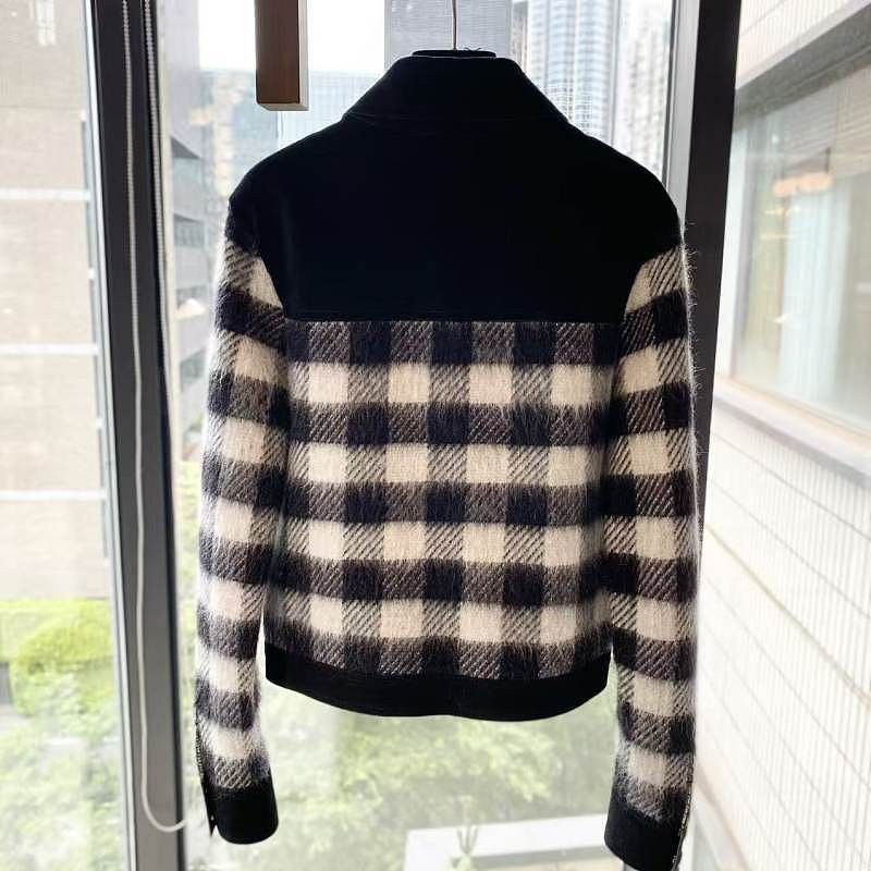 Louis Vuitton Louis Vuitton Plaid Knit Jacket Size S Size S / US 4 / IT 40 - 2 Thumbnail