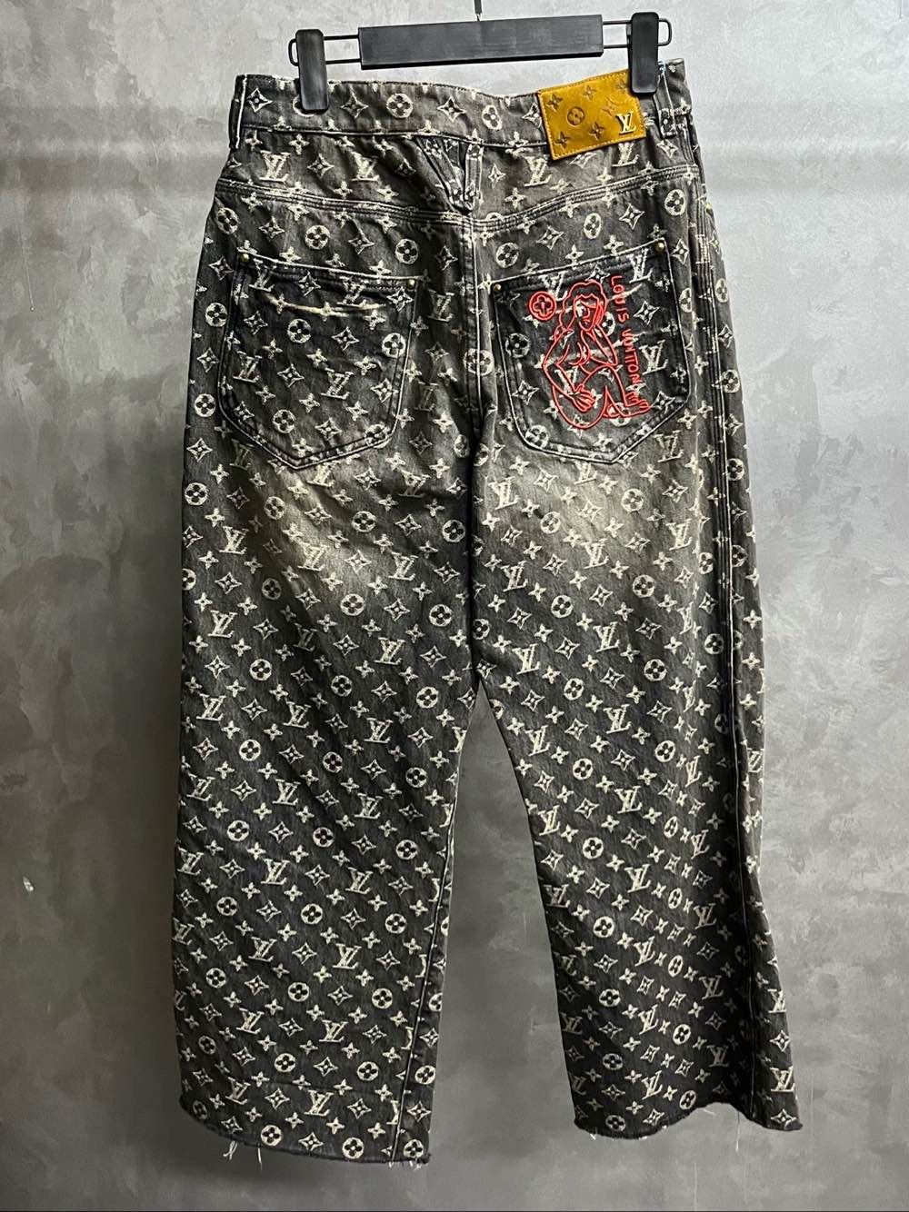 Louis Vuitton Louis Vuitton Monogram Denim Jeans Size 28 Size US 28 / EU 44 - 2 Thumbnail